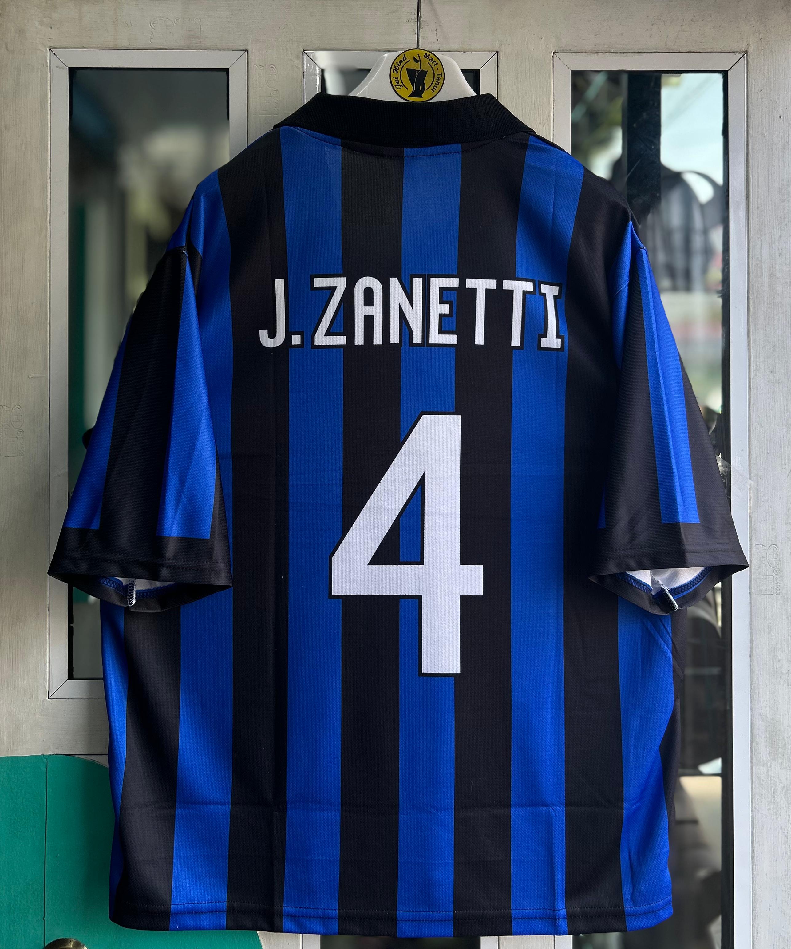 INTERMILAN 1998-99 HOME KIT, FIVESLEEVE POLO SUBLIMATION