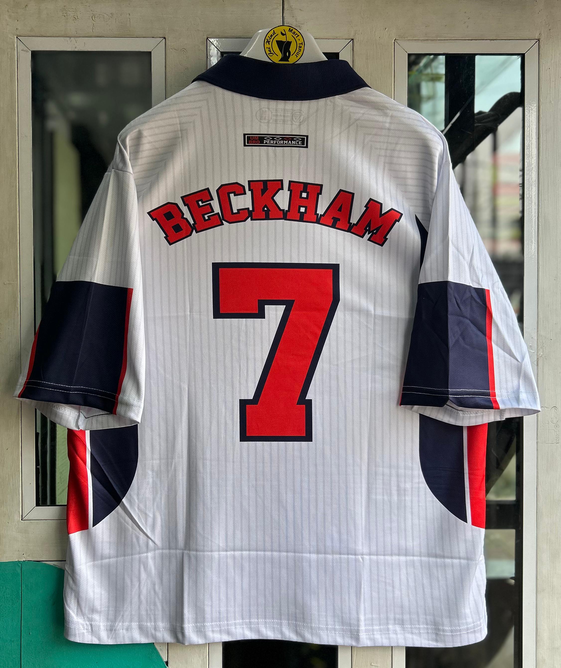 ENGLAND 1998 HOME KIT, FIVESLEEVE POLO SUBLIMATION