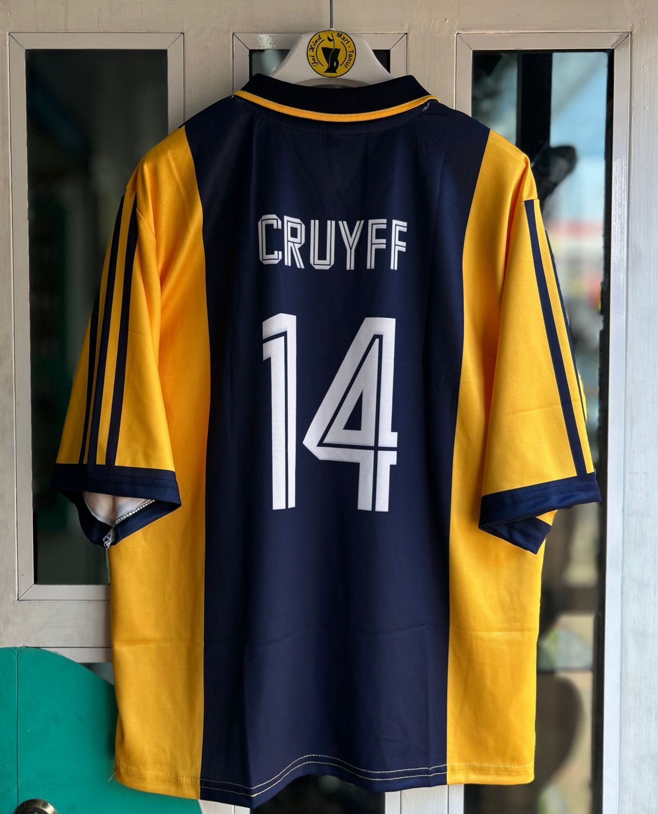 AJAX 2000-01 AWAY KIT, FIVESLEEVE POLO SUBLIMATION