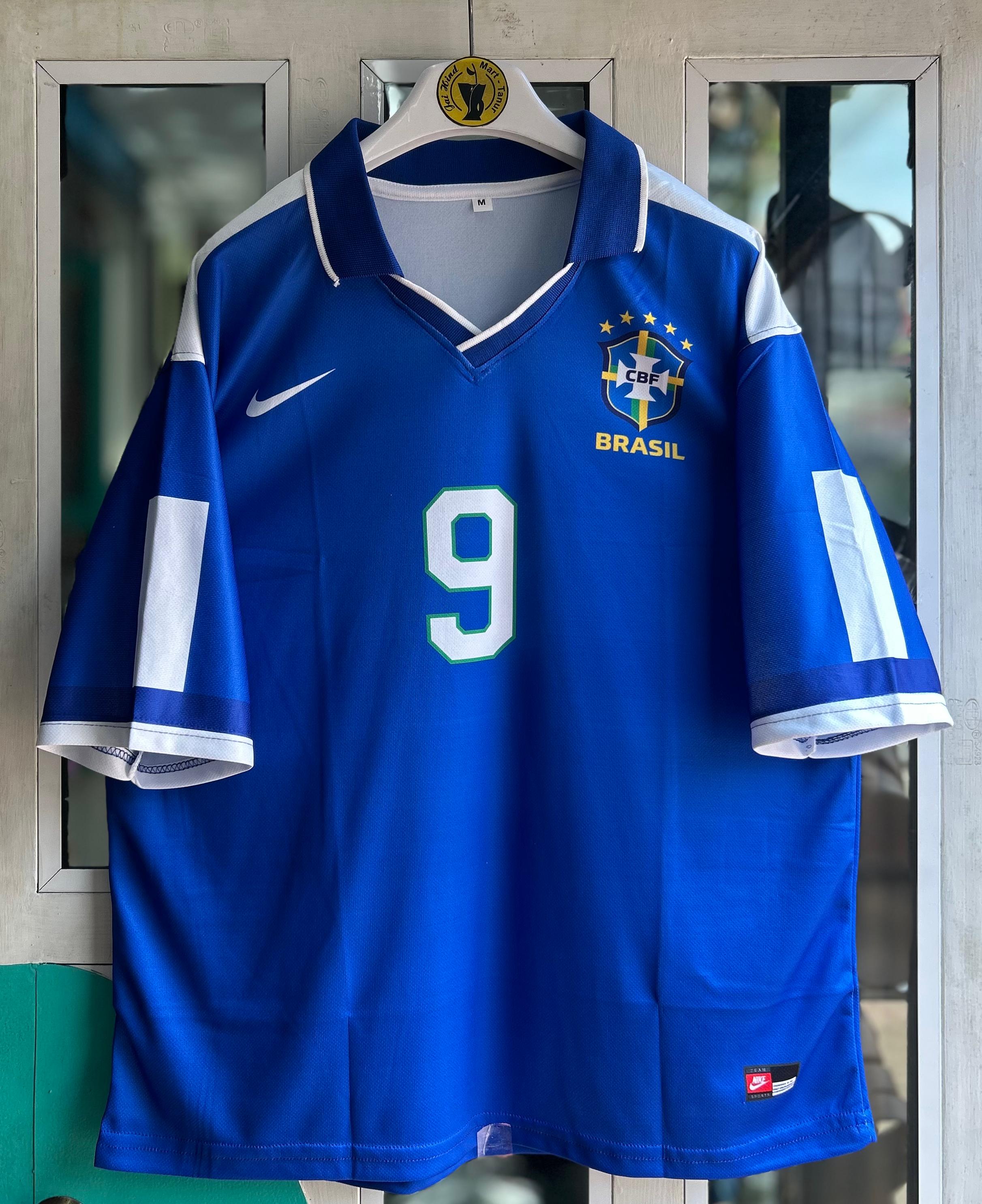 BRAZIL 1998 AWAY KIT, FIVESLEEVE POLO SUBLIMATION