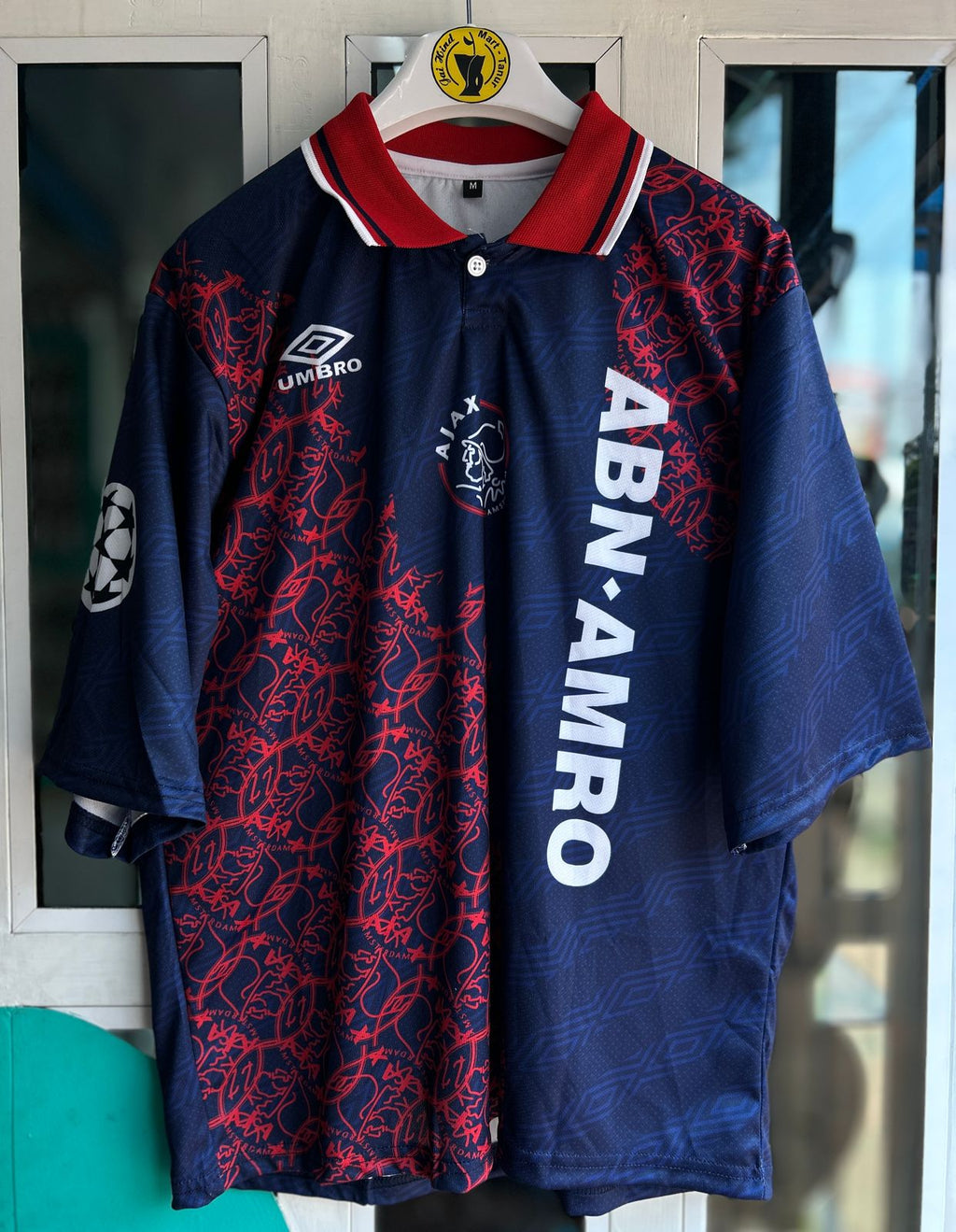 AJAX 1994-95 AWAY KIT, FIVESLEEVE POLO SUBLIMATION