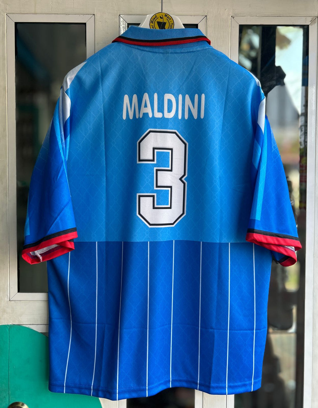 AC MILAN 1995-96 FOURTH KIT, FIVESLEEVE POLO SUBLIMATION