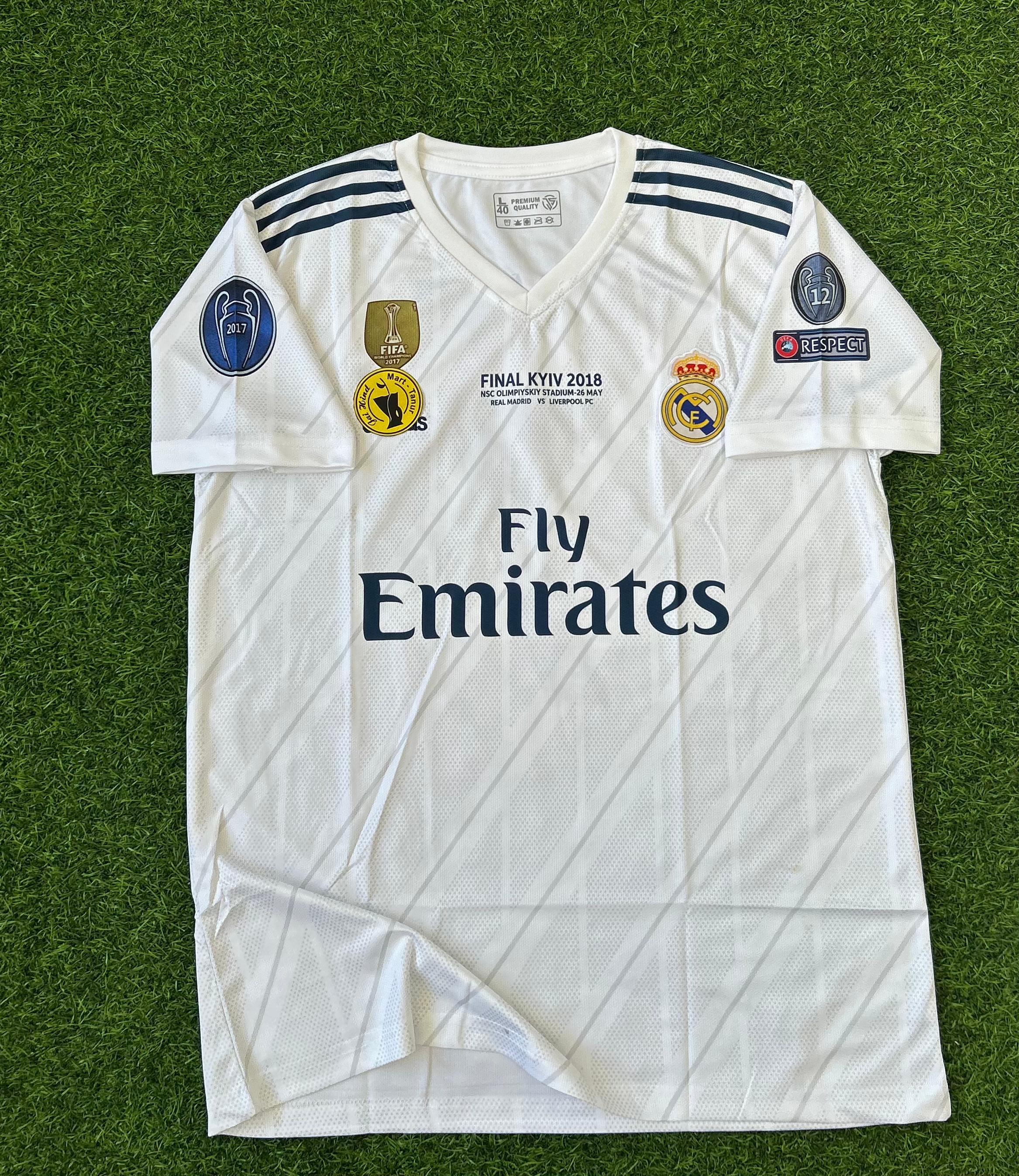 REAL MADRID 2017-18 HOME KIT, HALFSLEEVE EMBROIDERY