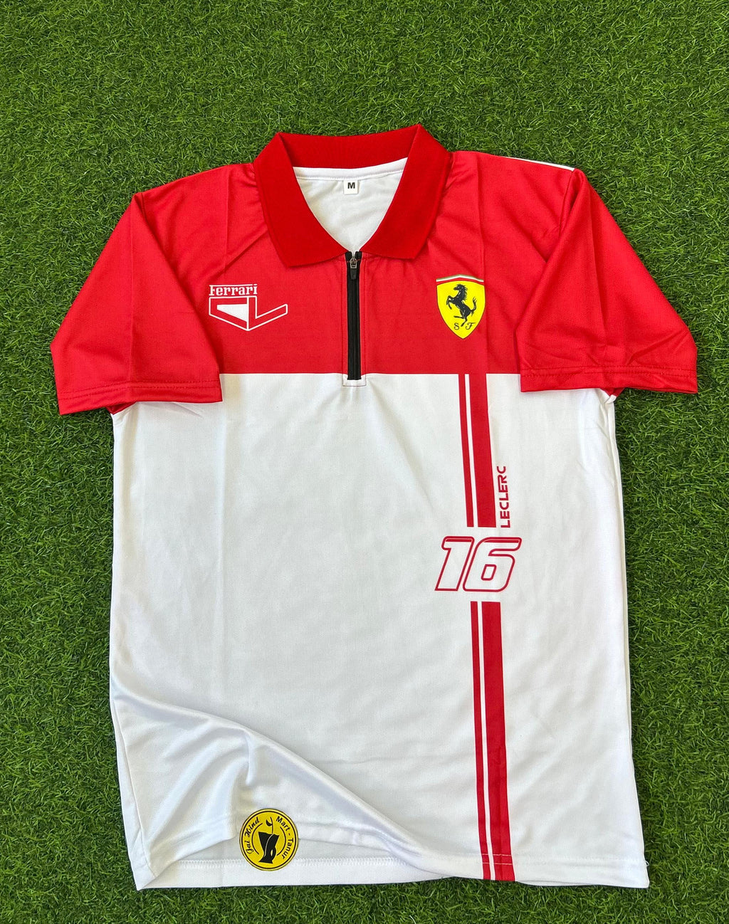 F1 JERSEY FERRARI, HALFSLEEVE POLO SUBLIMATION