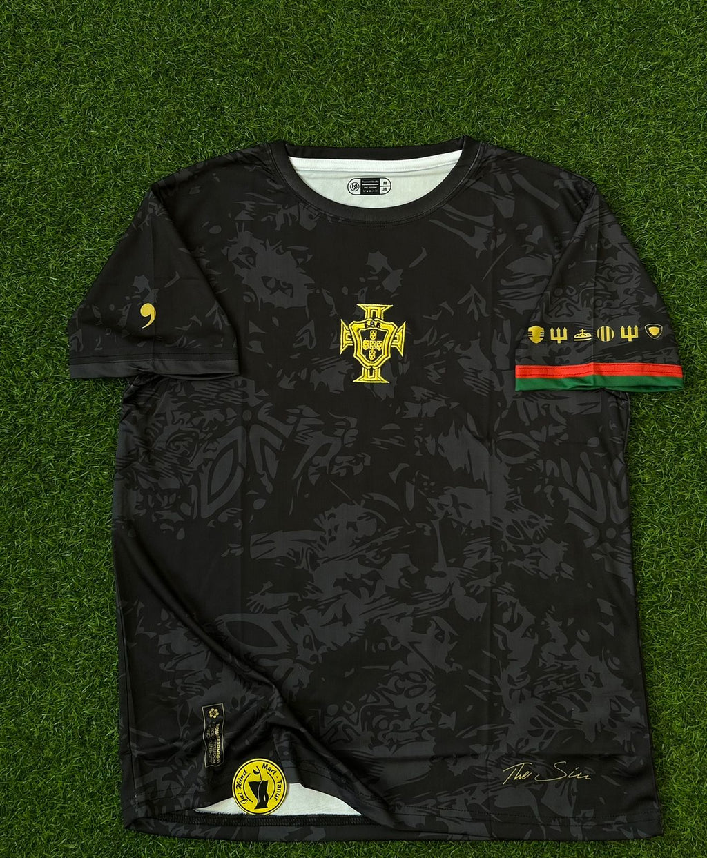 PORTUGAL SPECIAL GOAT VERSION -RONALDO TRIBUTE, HALFSLEEVE EMBROIDERY