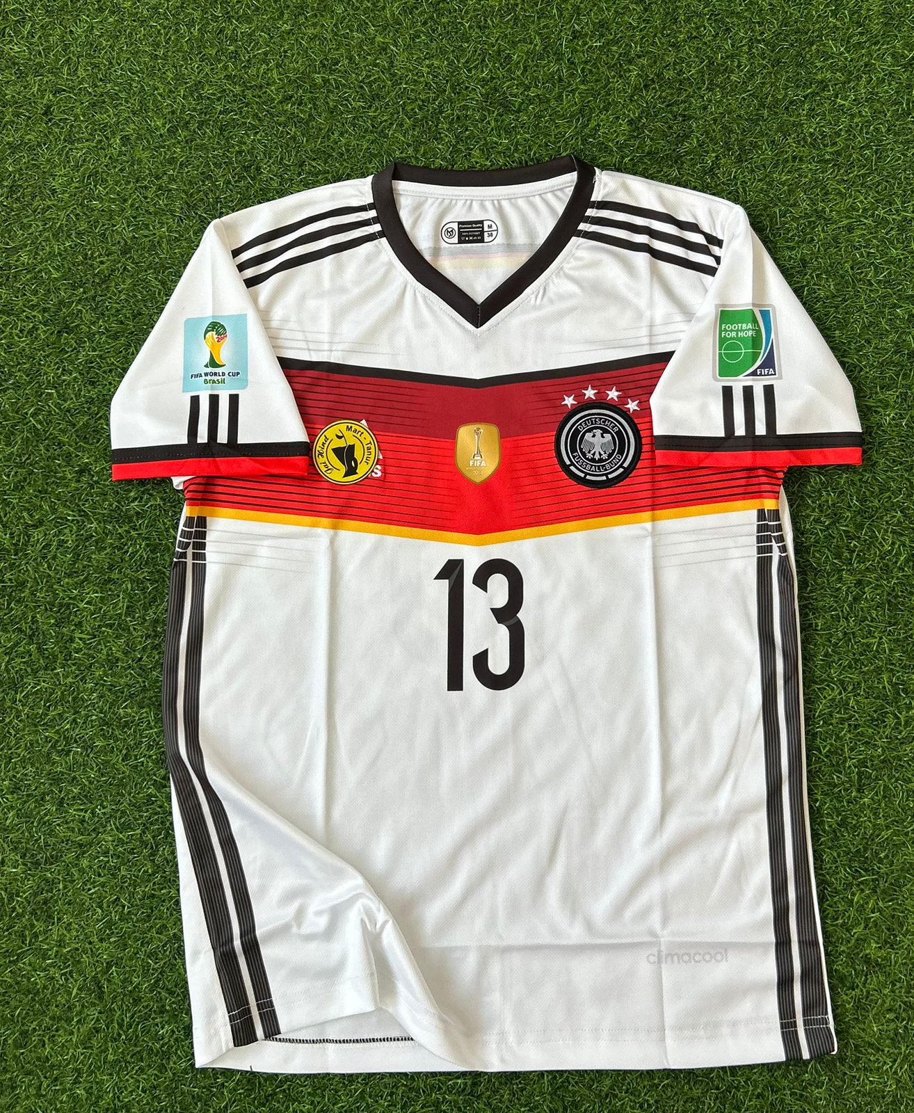 GERMANY 2014 WORLD CUP HOME KIT, HALFSLEEVE EMBROIDERY