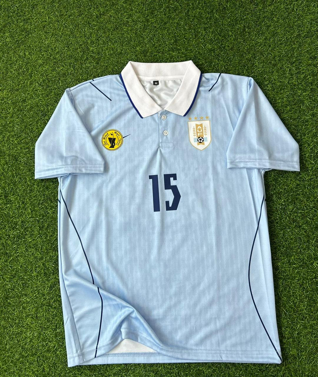URUGUAY 2026 WORLD CUP HOME , HALFSLEEVE POLO SUBLIMATION
