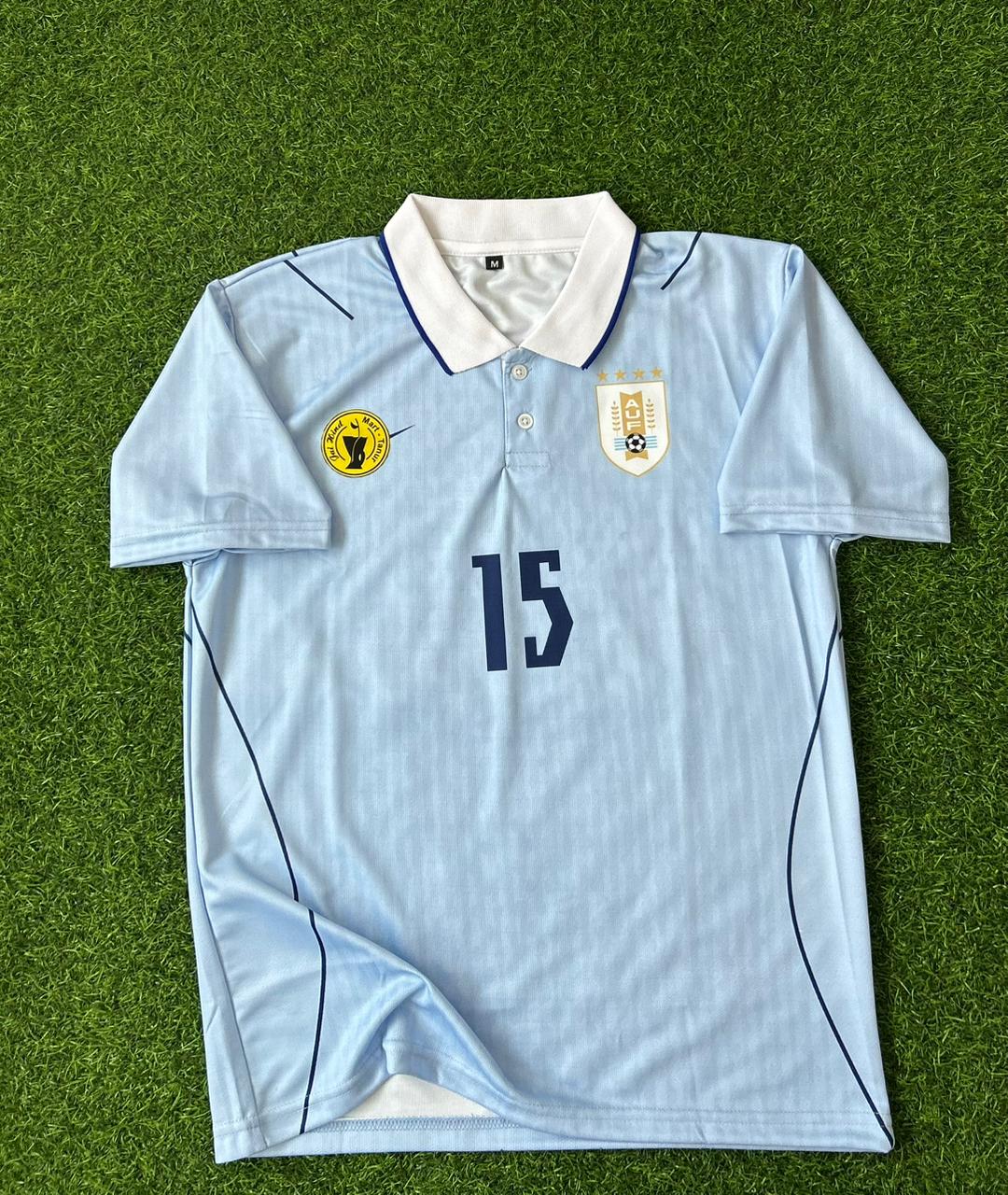URUGUAY 2026 WORLD CUP HOME , HALFSLEEVE POLO SUBLIMATION