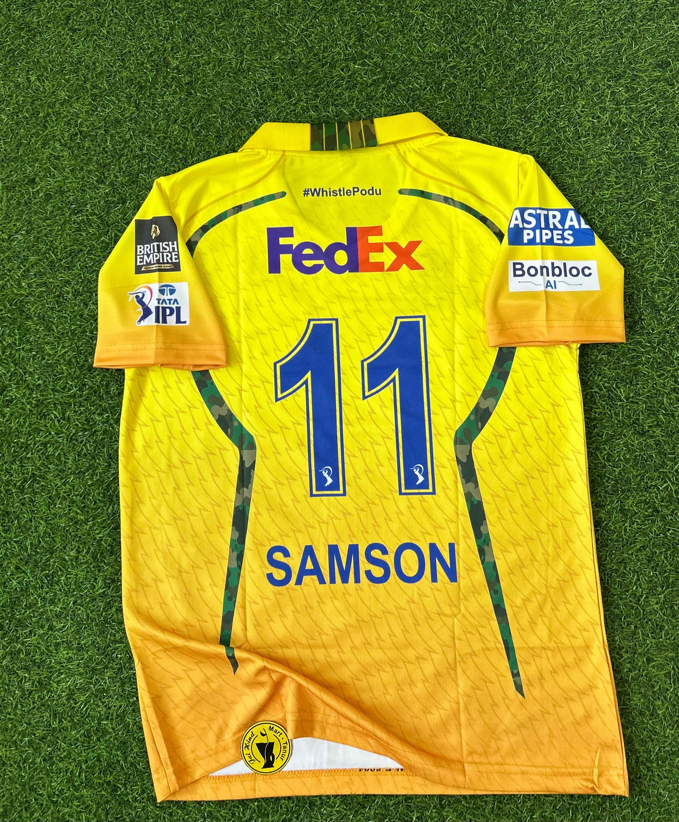 CHENNAI SUPER KINGS 2026 IPL KIT, HALFSLEEVE POLO EMBROILEDERY