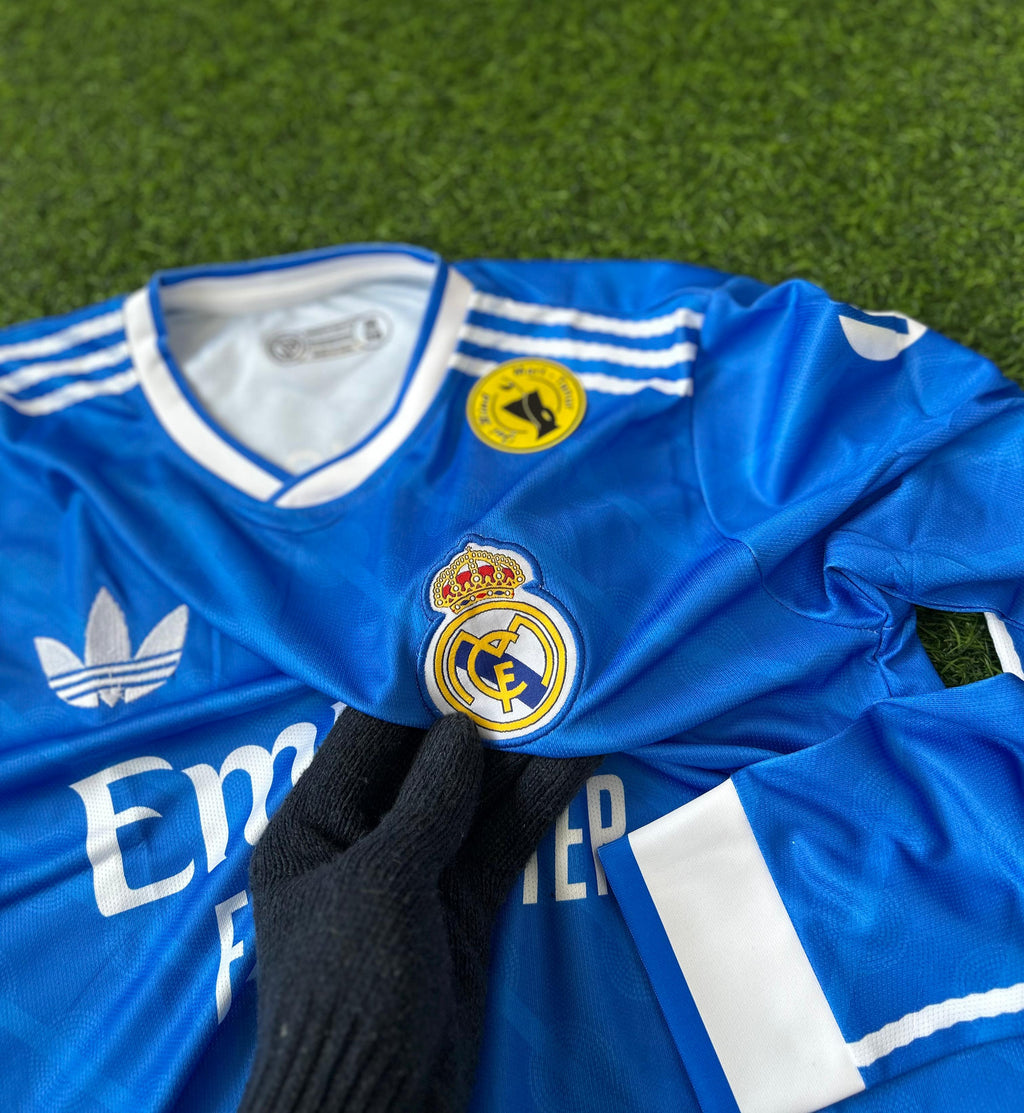 REAL MADRID 2025-26 SEASON THIRD KIT, FULLSLEEVE EMBROIDERY