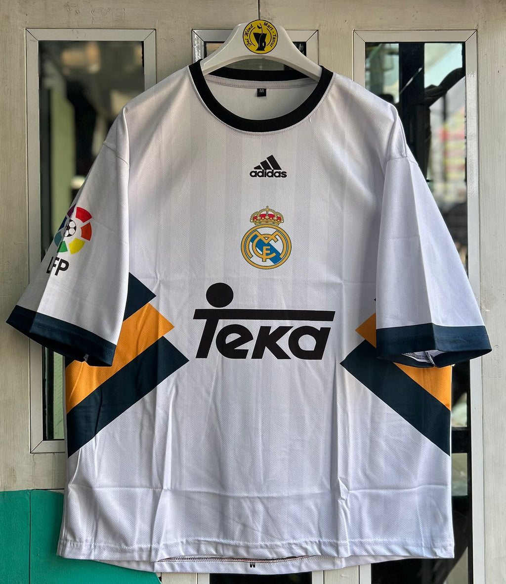 REAL MADRID 1999-00 HOME KIT, FIVESLEEVE SUBLIMATION