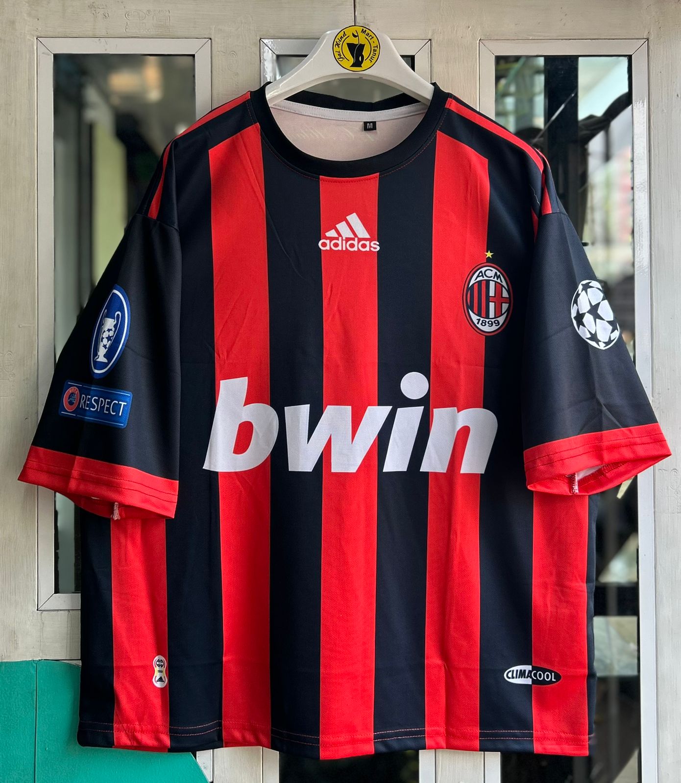AC MILAN 2008-09 SEASON HOME KIT, FIVESLEEVE SUBLIMATION