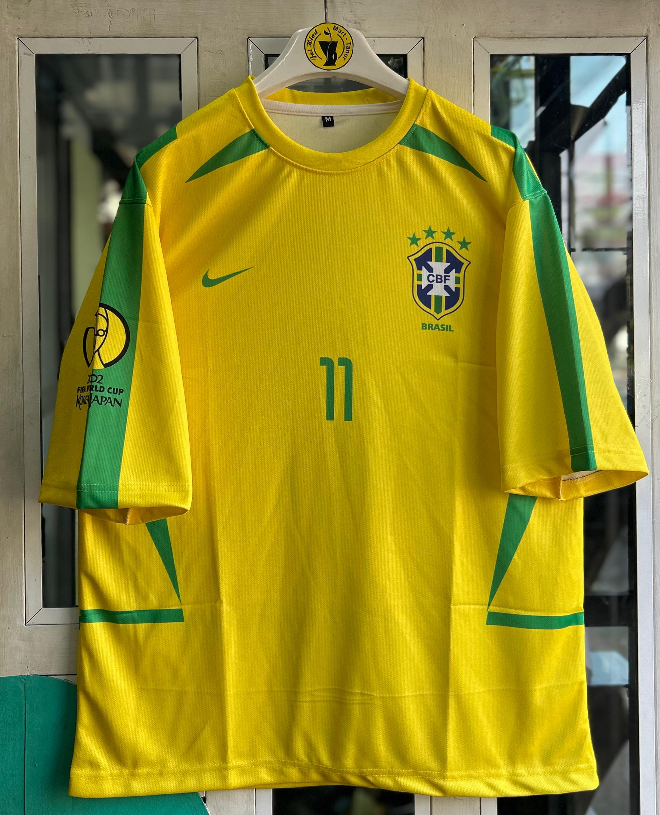 BRAZIL 2002 WORLD CUP HOME KIT, FIVESLEEVE SUBLIMATION – JAIHIND