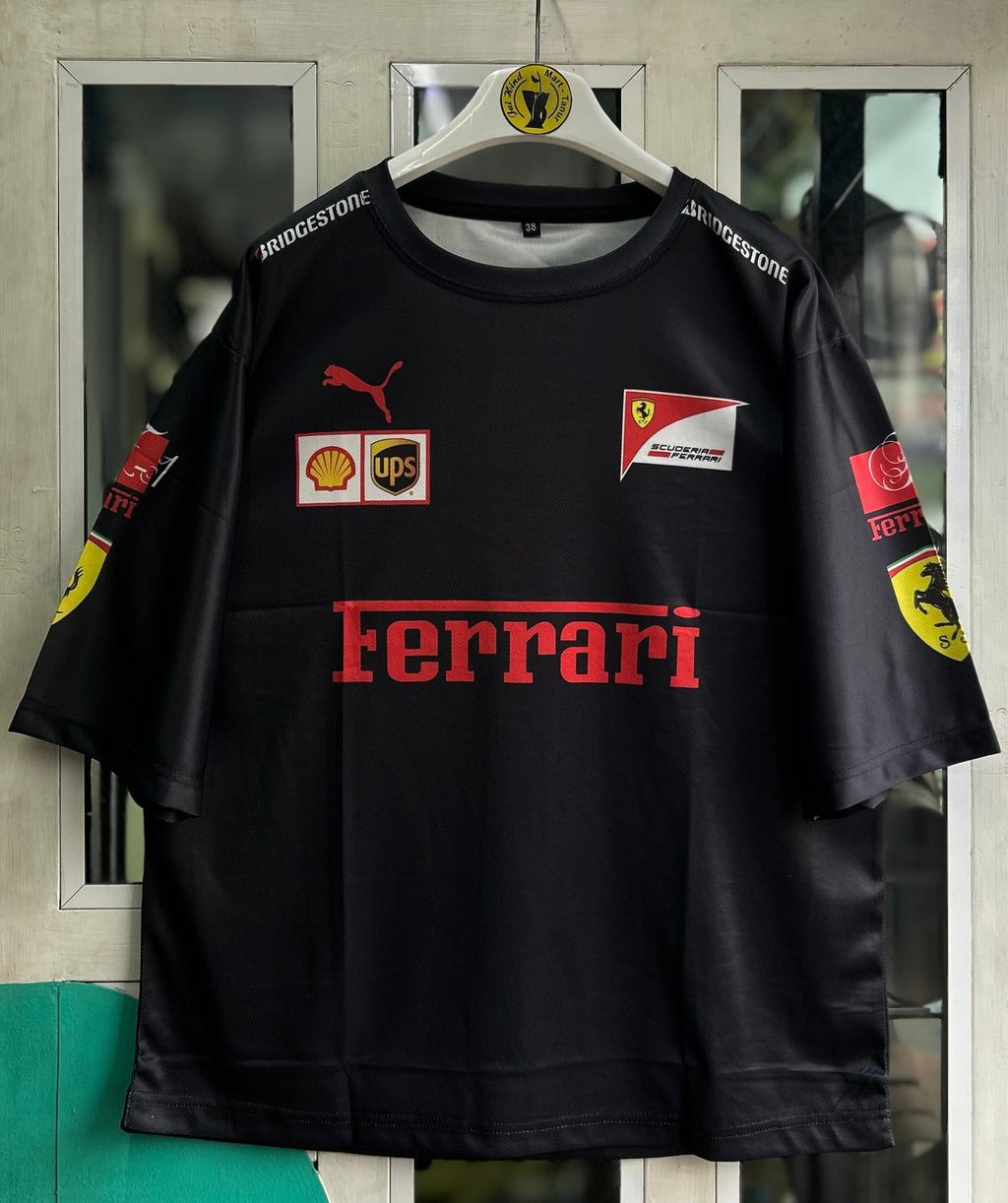 F1 FERRARI BLACK KIT, FIVESLEEVE SUBLIMATION