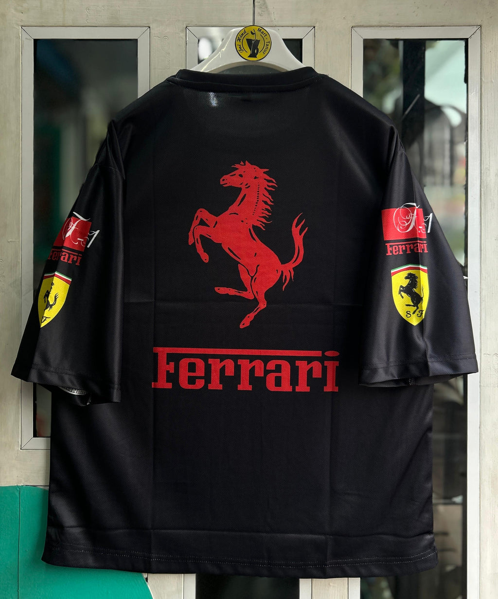 F1 FERRARI BLACK KIT, FIVESLEEVE SUBLIMATION