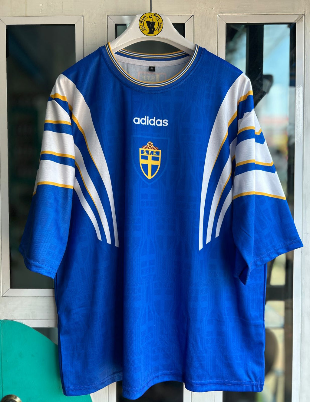 SWEDAN 1996-98 AWAY KIT,FIVESLEEVE SUBLIMATION