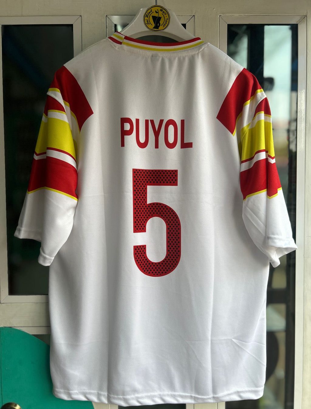 SPAIN 1996 AWAY KIT, FIVESLEEVE SUBLIMATION