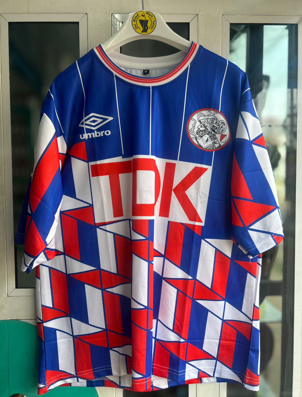AJAX 1989-90 AWAY KIT, FIVESLEEVE SUBLIMATION