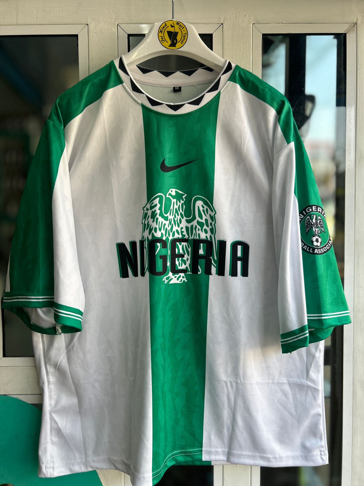 NIGERIA 1996 HOME KIT, FIVESLEEVE SUBLIMATION