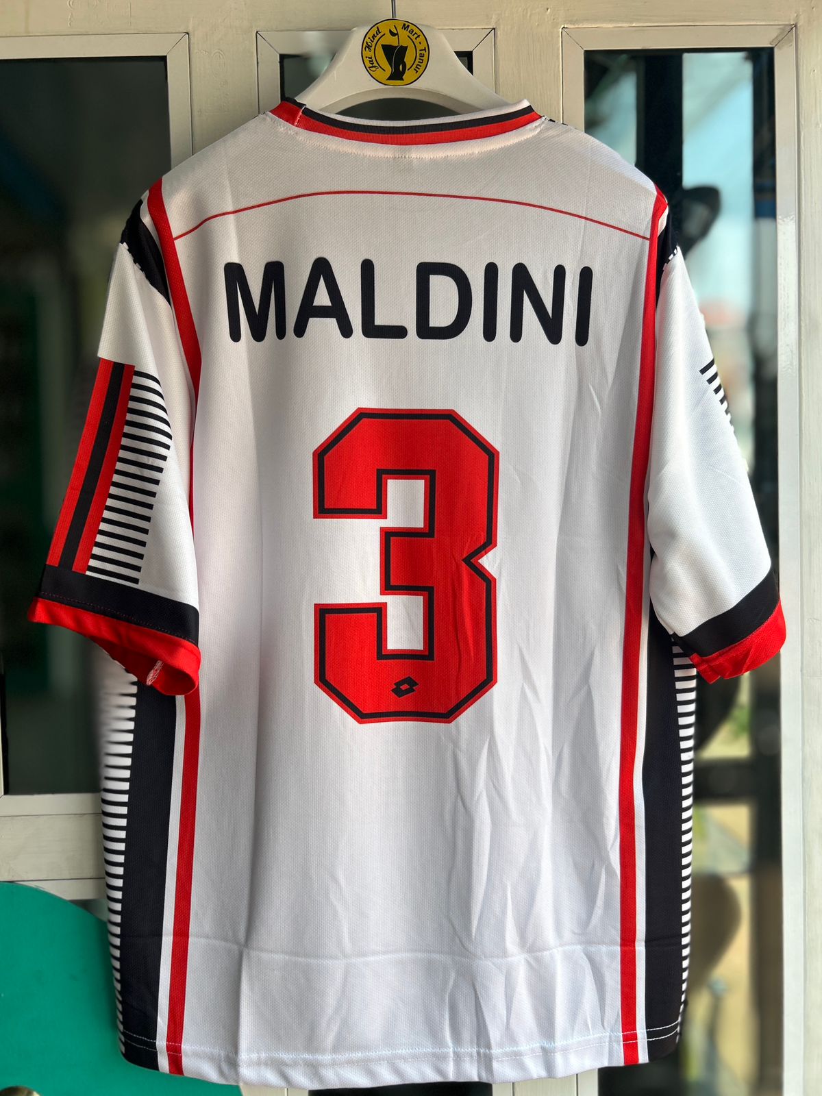 AC MILAN 1997-98 AWAY KIT, FIVESLEEVE SUBLIMATION