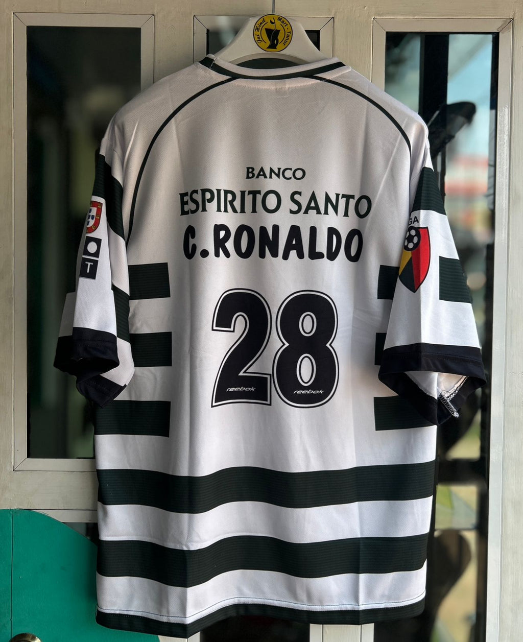 SPORTING FC 2001-03 HOME KIT, FIVESLEEVE SUBLIMATION