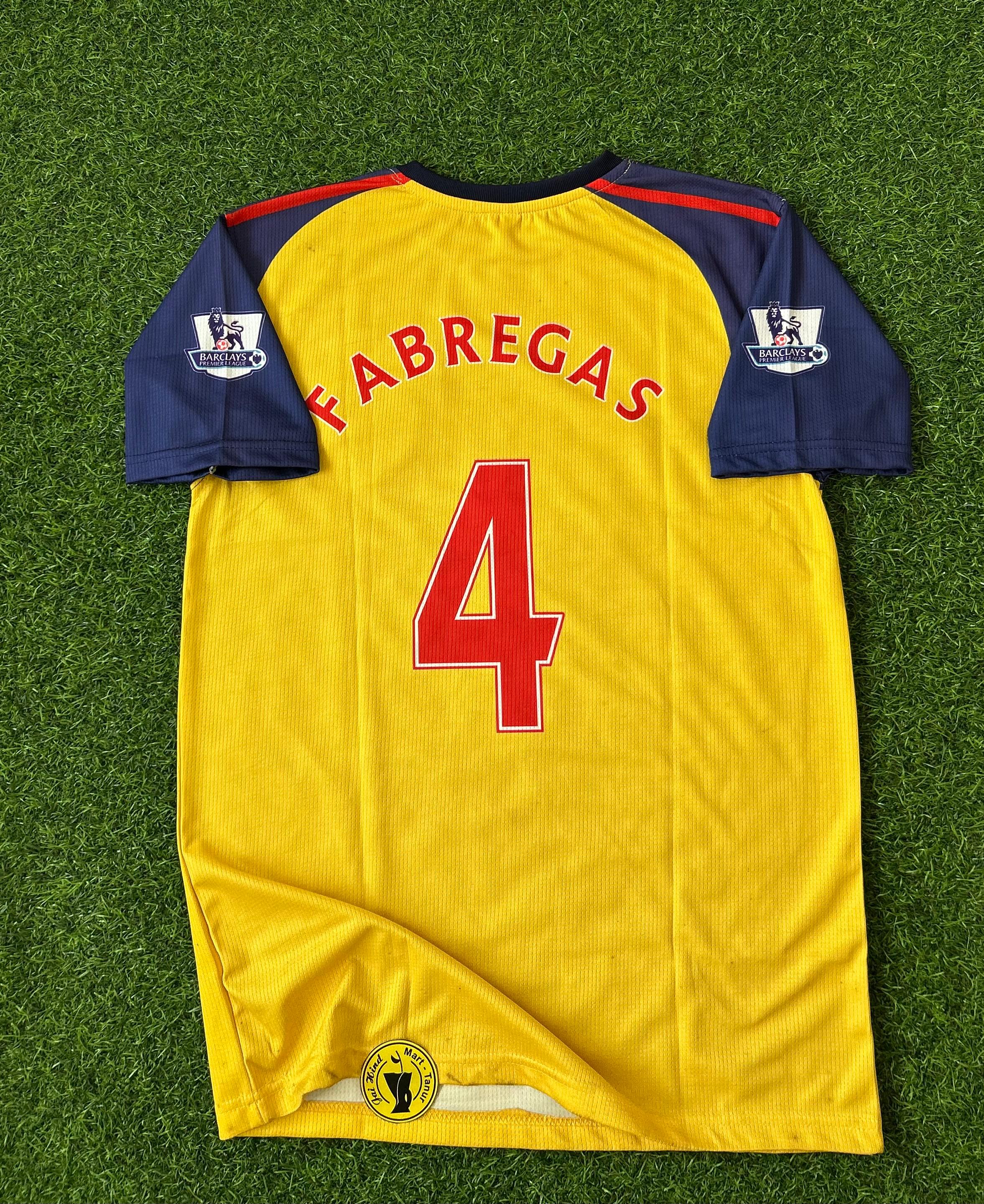 ARSENAL 2008-09 AWAY KIT, HALFSLEEVE EMBROIDERY