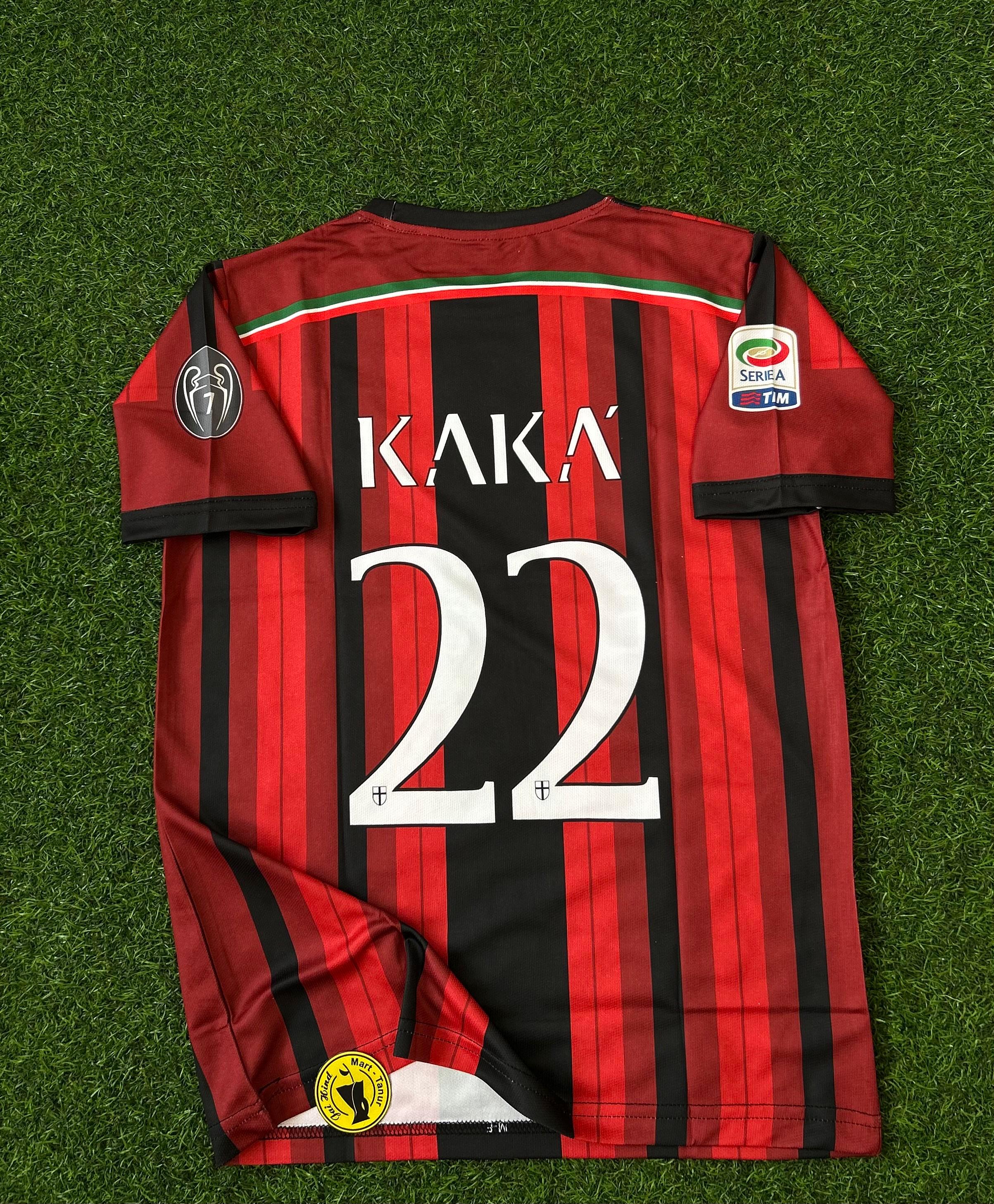 AC MILAN 2014-15 HOME KIT, HALFSLEEVE EMBROIDERY