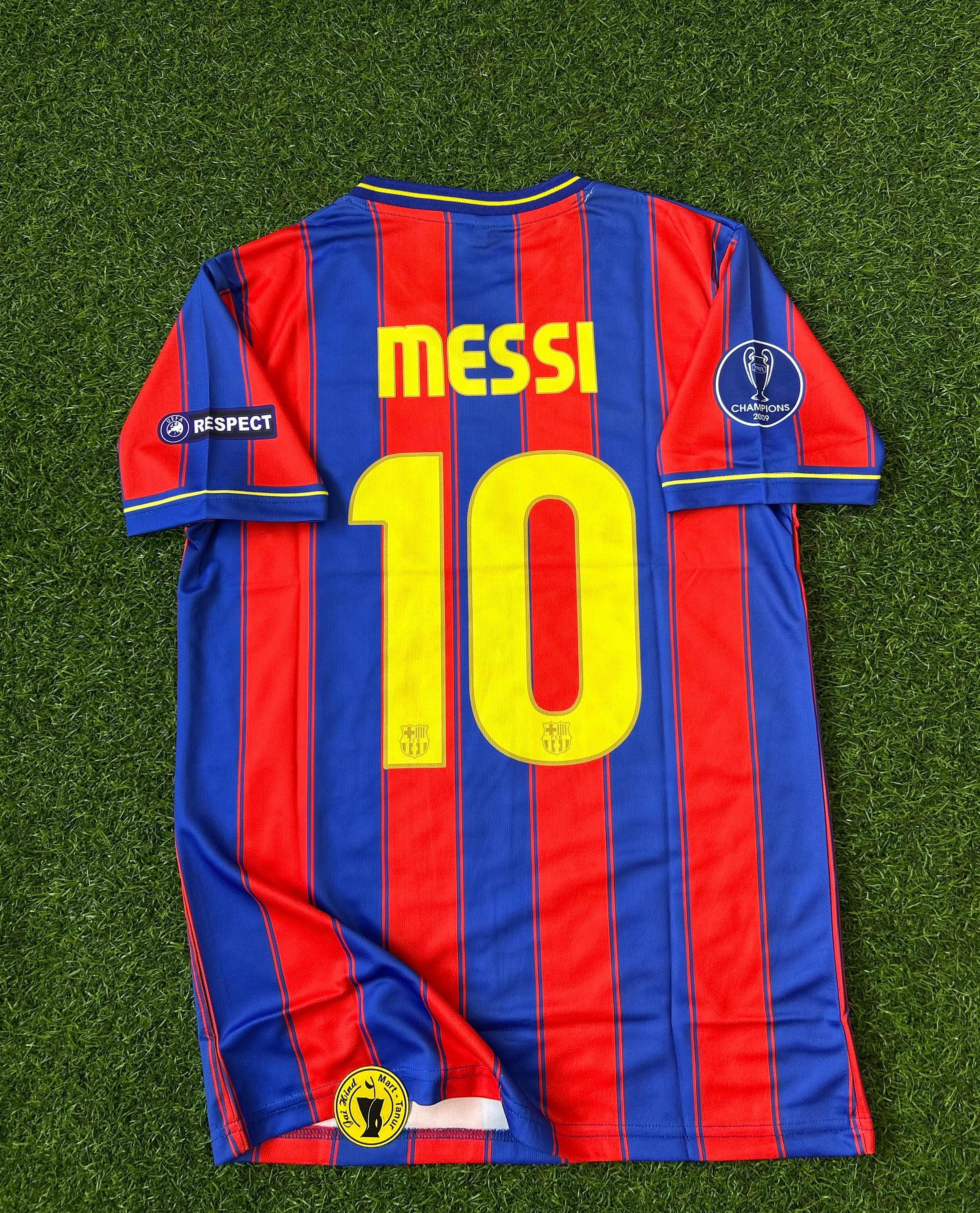 BARCELONA 2009-10 HOME KIT, HALFSLEEVE EMBROIDERY