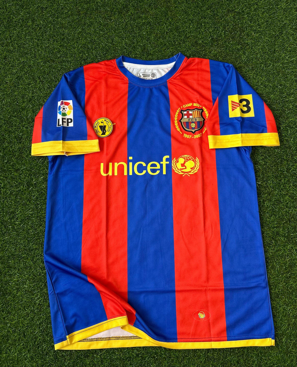 BARCELONA 2007-10 HOME KIT, HALFSLEEVE EMBROIDERY