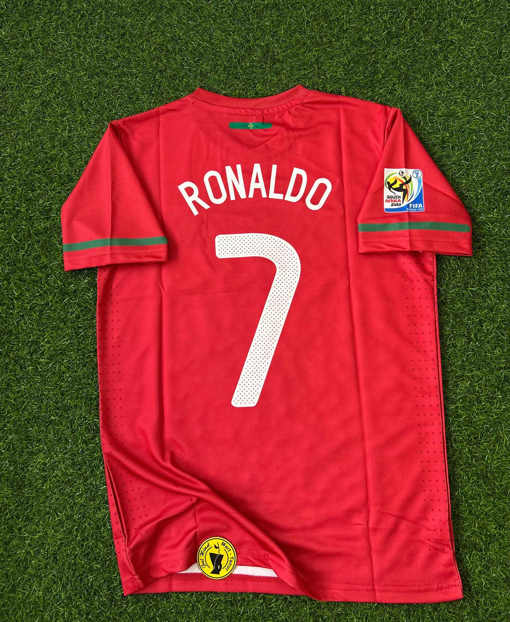 PORTUGAL 2010 WORLD CUP HOME KIT, HALFSLEEVE EMBROIDERY