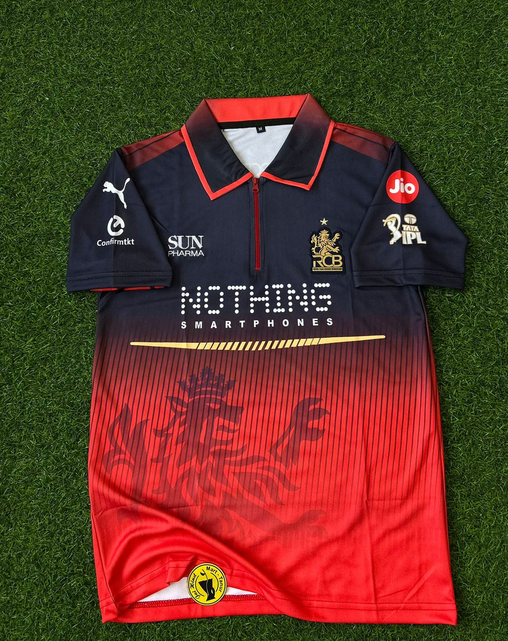 RCB 2026 IPL KIT, HALFSLEEVE POLO EMBROIDERY