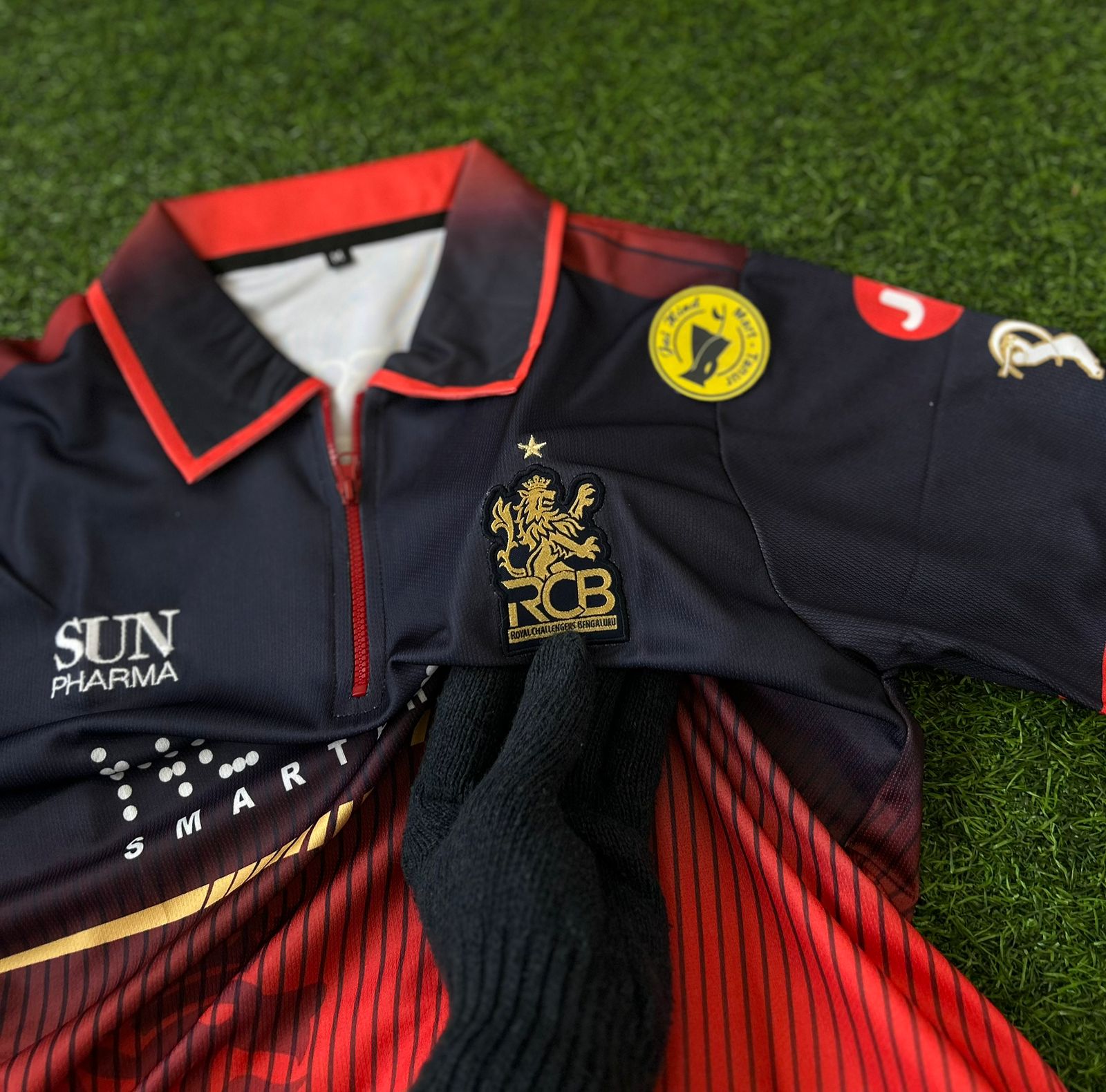RCB 2026 IPL KIT, HALFSLEEVE POLO EMBROIDERY
