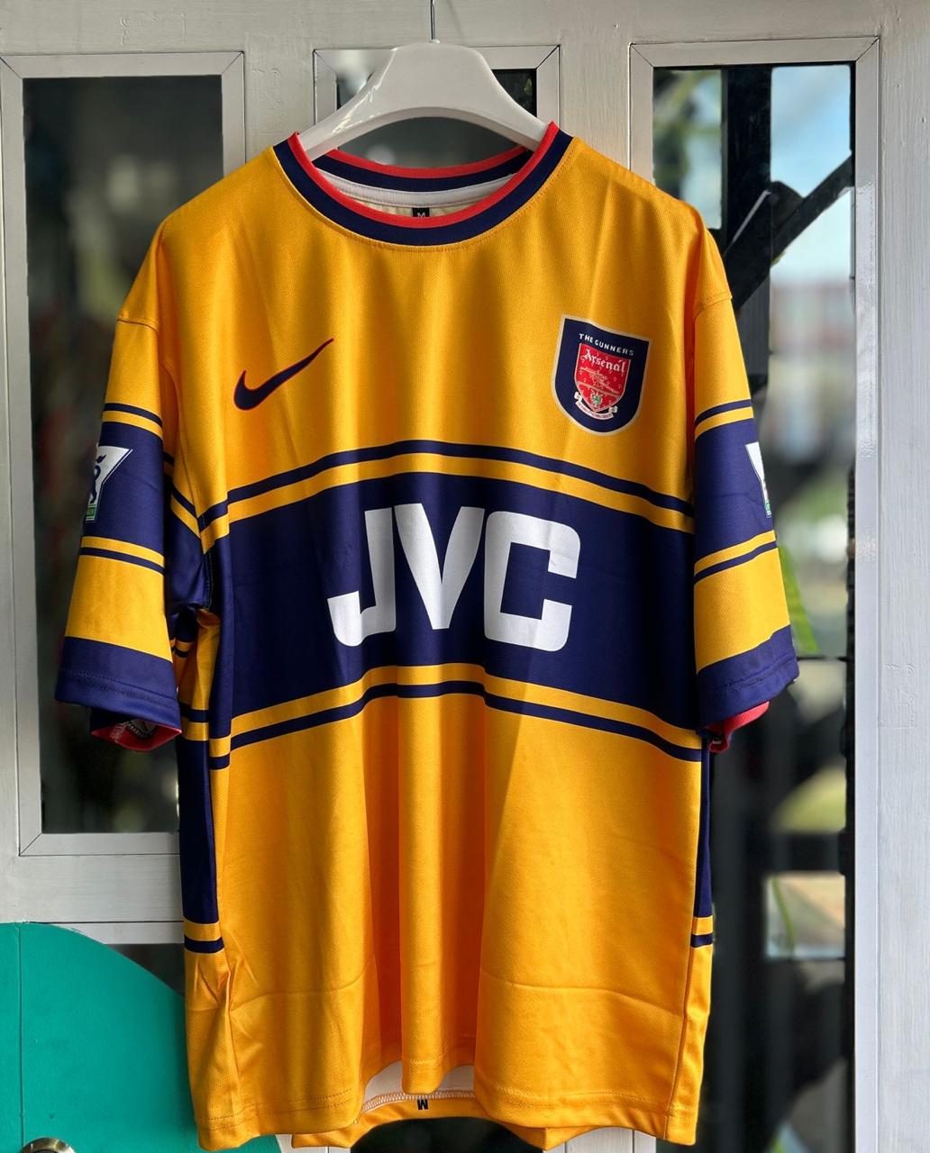 ARSENAL 1997-99 AWAY KIT, FIVESLEEVE SUBLIMATION