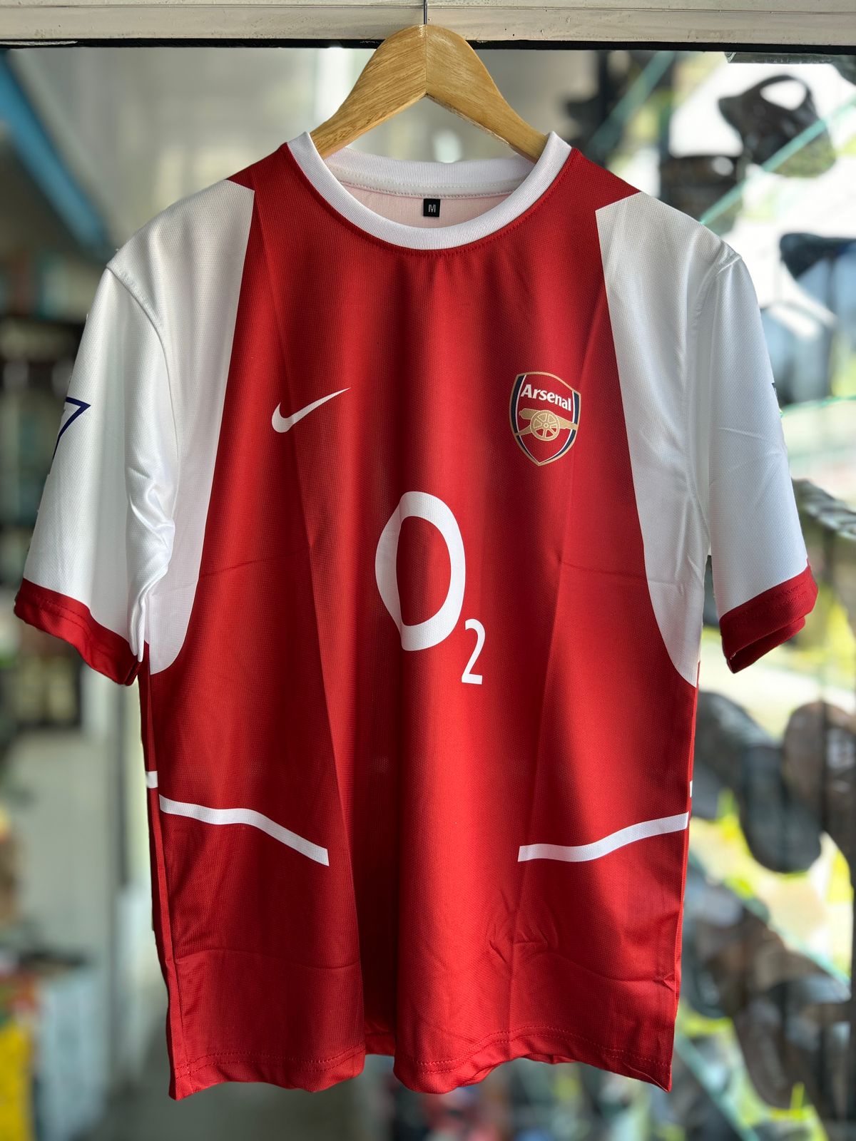 ARSENAL 2002-04 HOME KIT, FIVESLEEVE SUBLIMATION