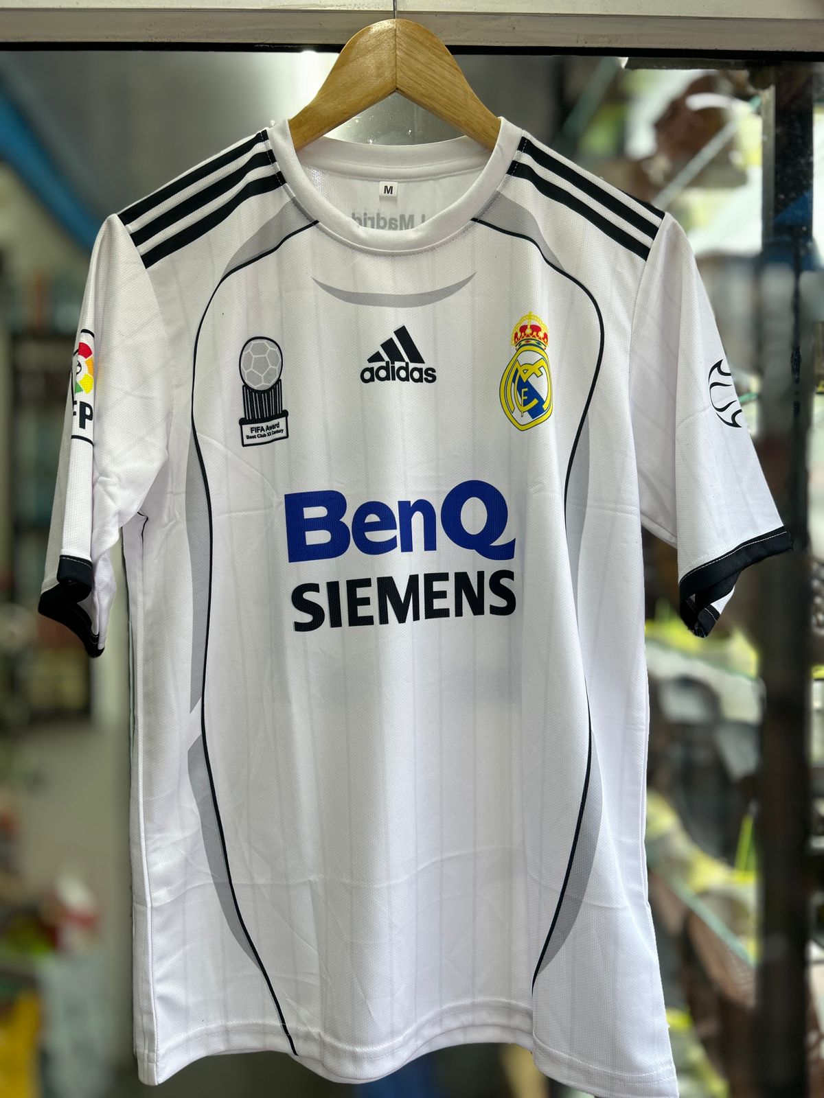 REAL MADRID 2006-07 HOME KIT, FIVESLEEVE SUBLIMATION