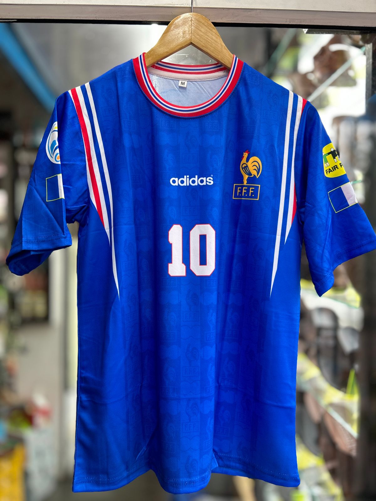 FRANCE 1996 HOME KIT, FIVESLEEVE SUBLIMATION