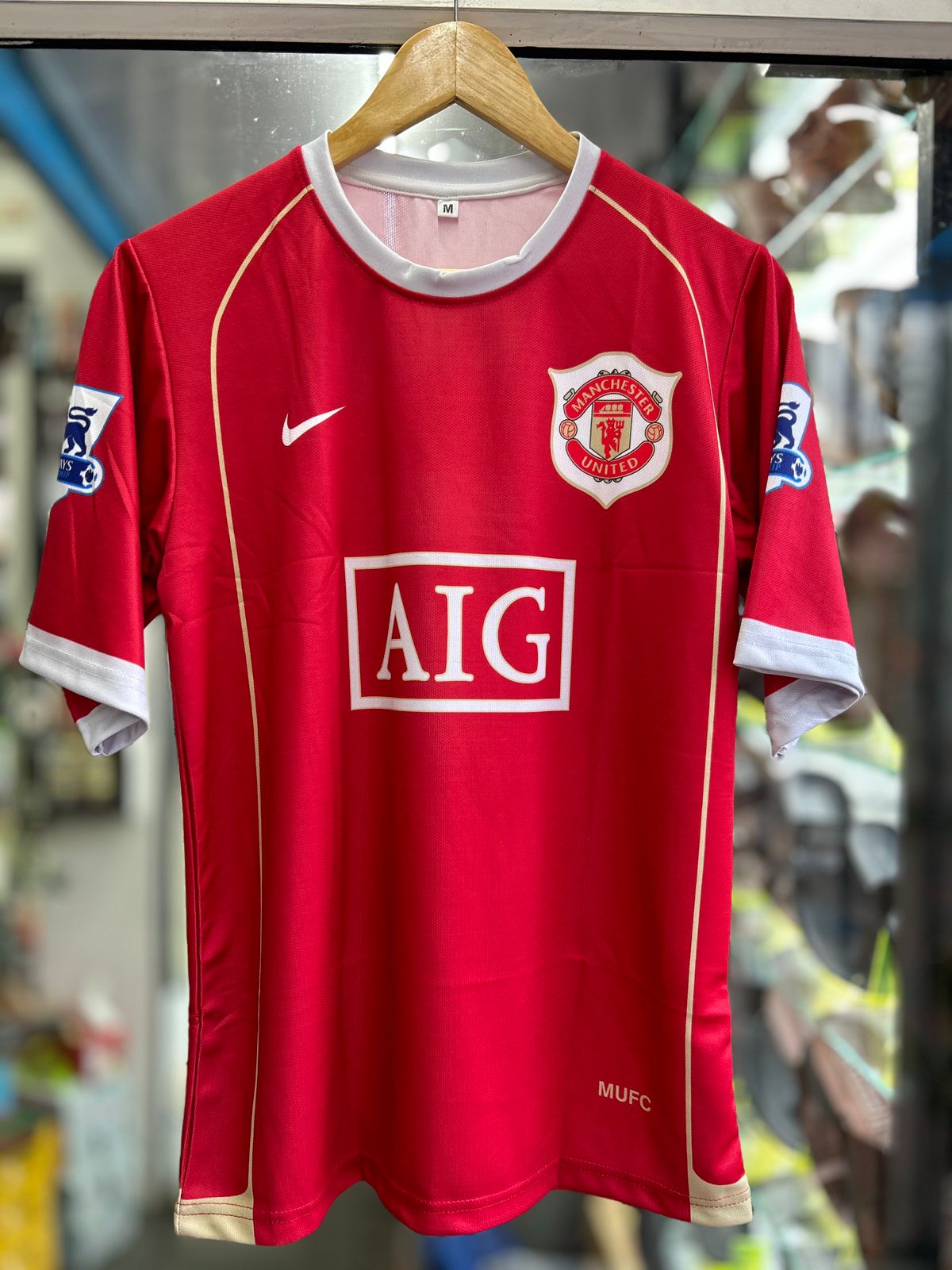 MAN UNITED 2006-07 HOME KIT, FIVESLEEVE SUBLIMATION