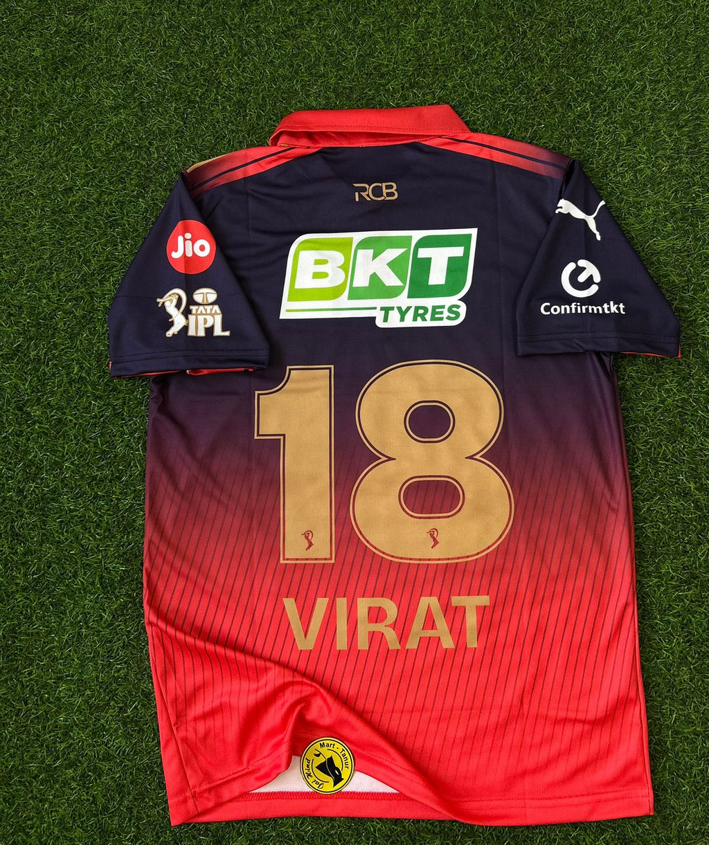 RCB 2026 IPL KIT, HALFSLEEVE POLO EMBROIDERY