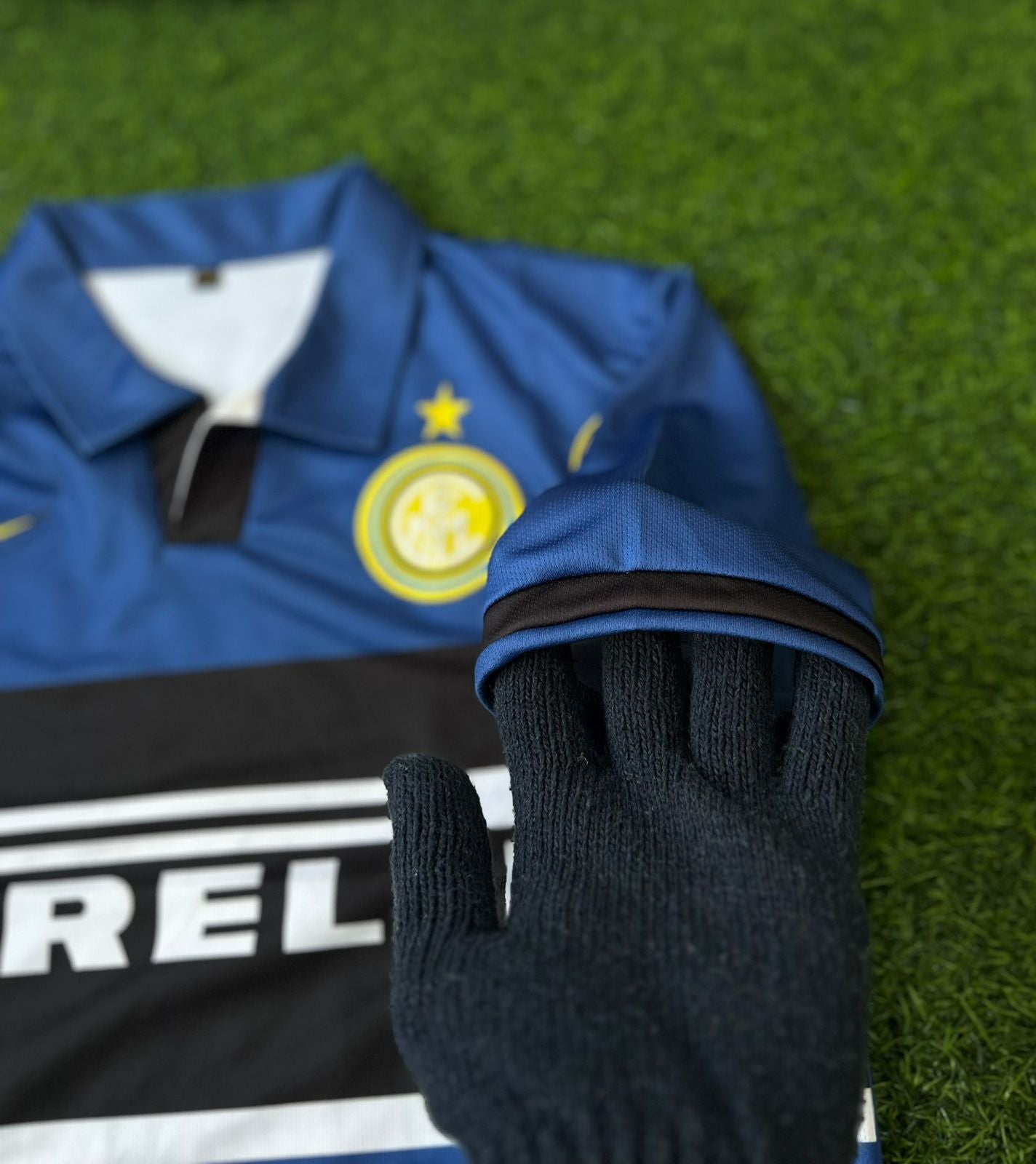 INTERMILAN 1998-99 THIRD KIT , HALFSLEEVE POLO EMBROIDERY