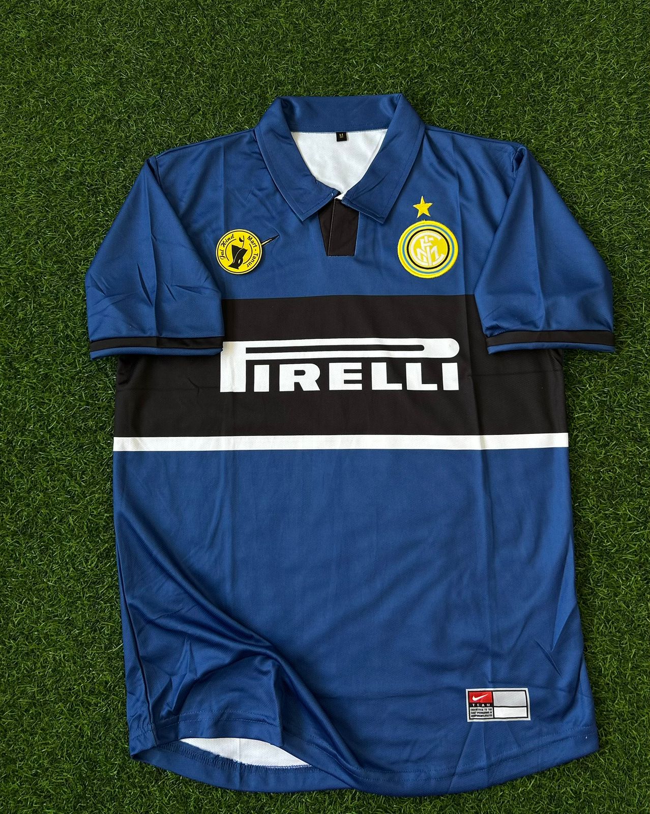 INTERMILAN 1998-99 THIRD KIT , HALFSLEEVE POLO EMBROIDERY