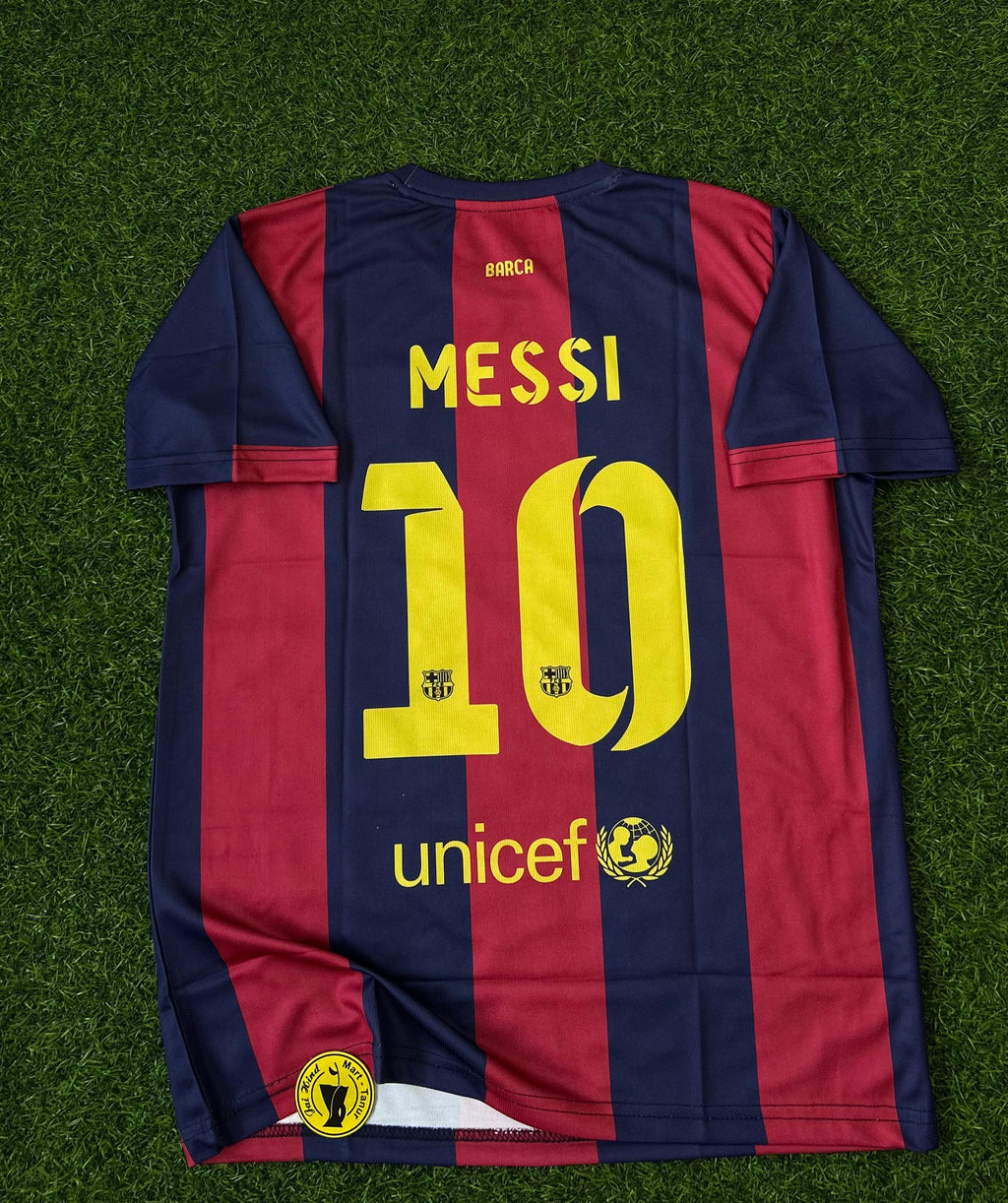 BARCELONA 2014-15 HOME KIT, HALFSLEEVE EMBROIDERY