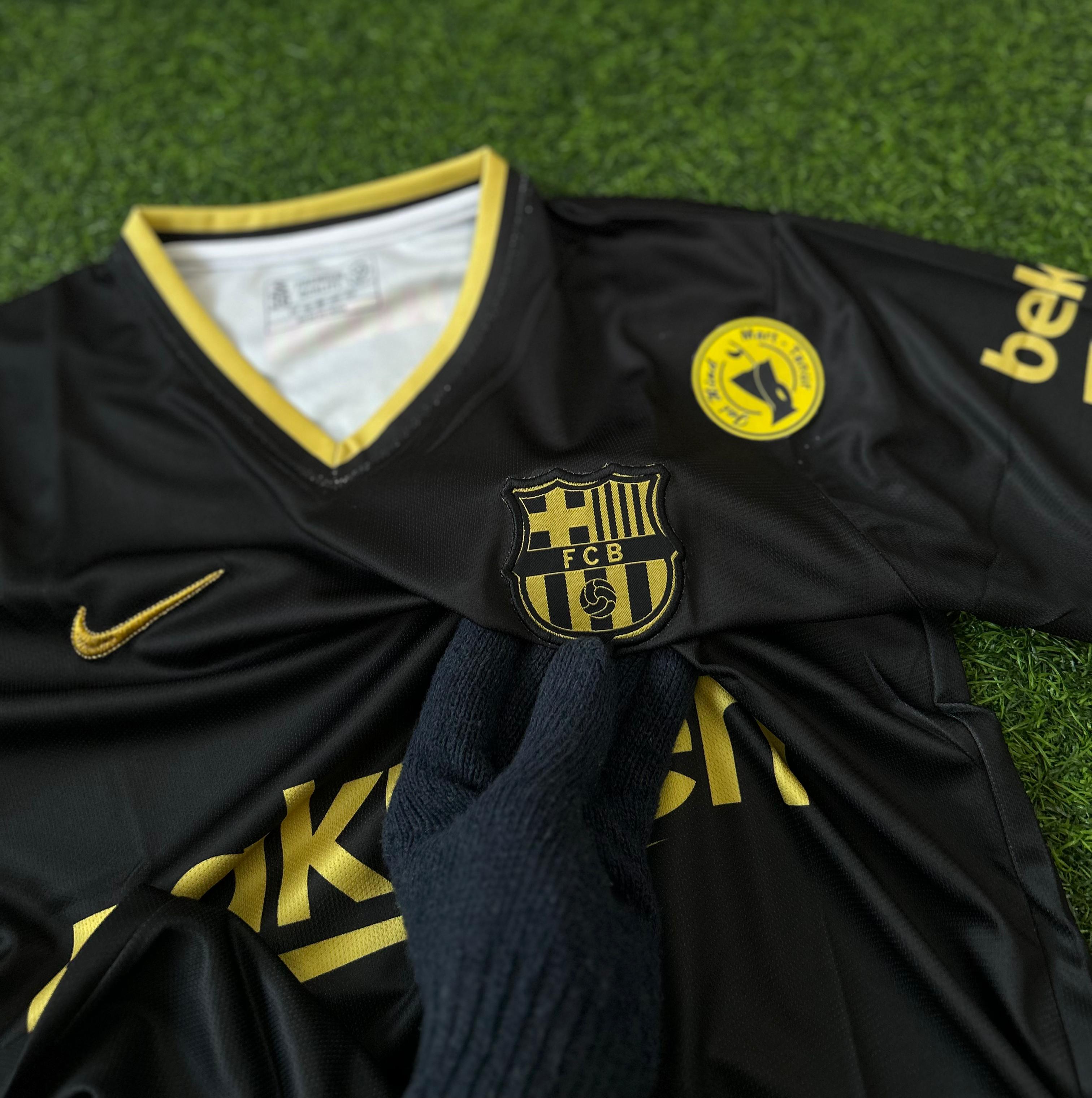 BARCELONA 2020-21 AWAY KIT, HALFSLEEVE EMBROIDERY
