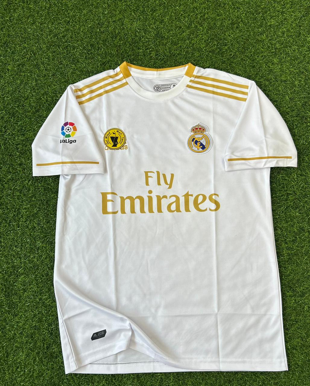 REAL MADRID 2019-20 HOME KIT, HALFSLEEVE EMBROIDERY
