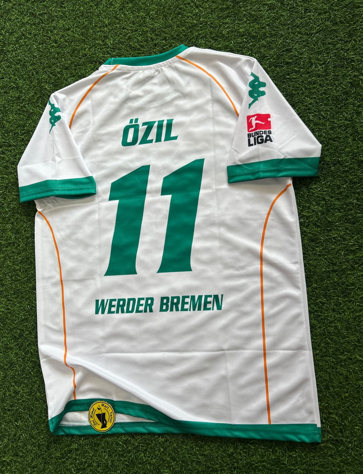 WERDER BREMAN 2008-09 HOME KIT, HALFSLEEVE SUBLIMATION