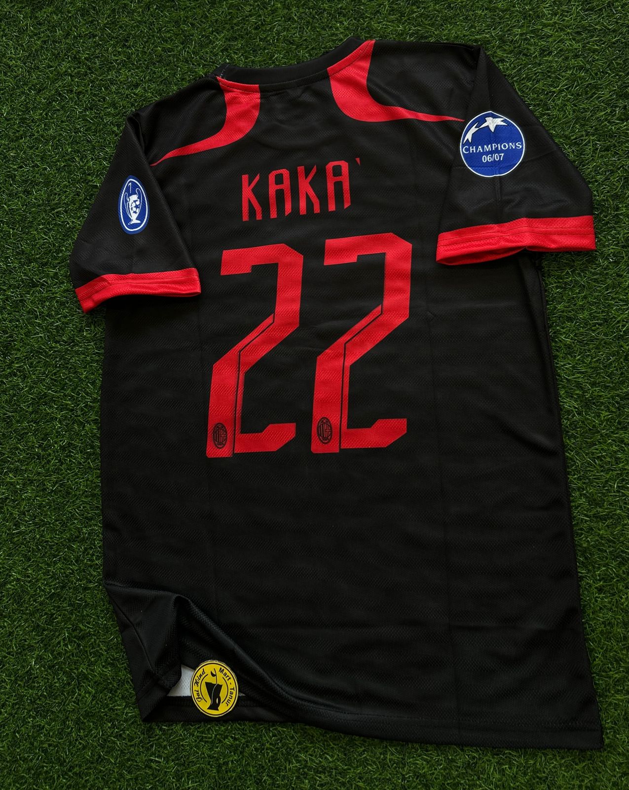 AC MILAN 2007-08 RETRO KIT, HALFSLEEVE SUBLIMATION
