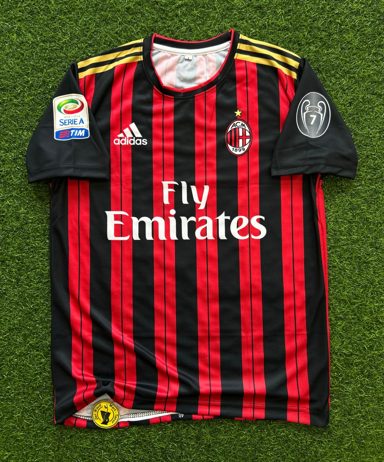 AC MILAN 2013-14 HOME KIT, HALFSLEEVE SUBLIMATION