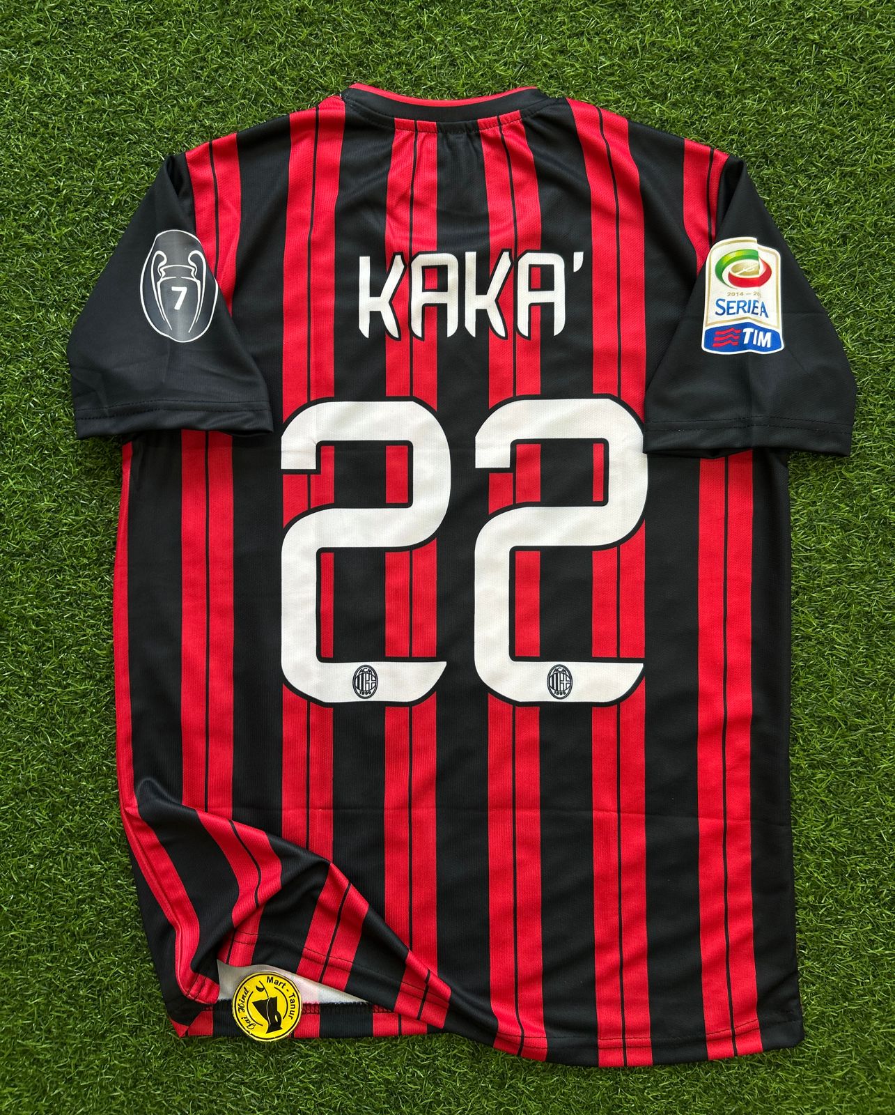 AC MILAN 2013-14 HOME KIT, HALFSLEEVE SUBLIMATION