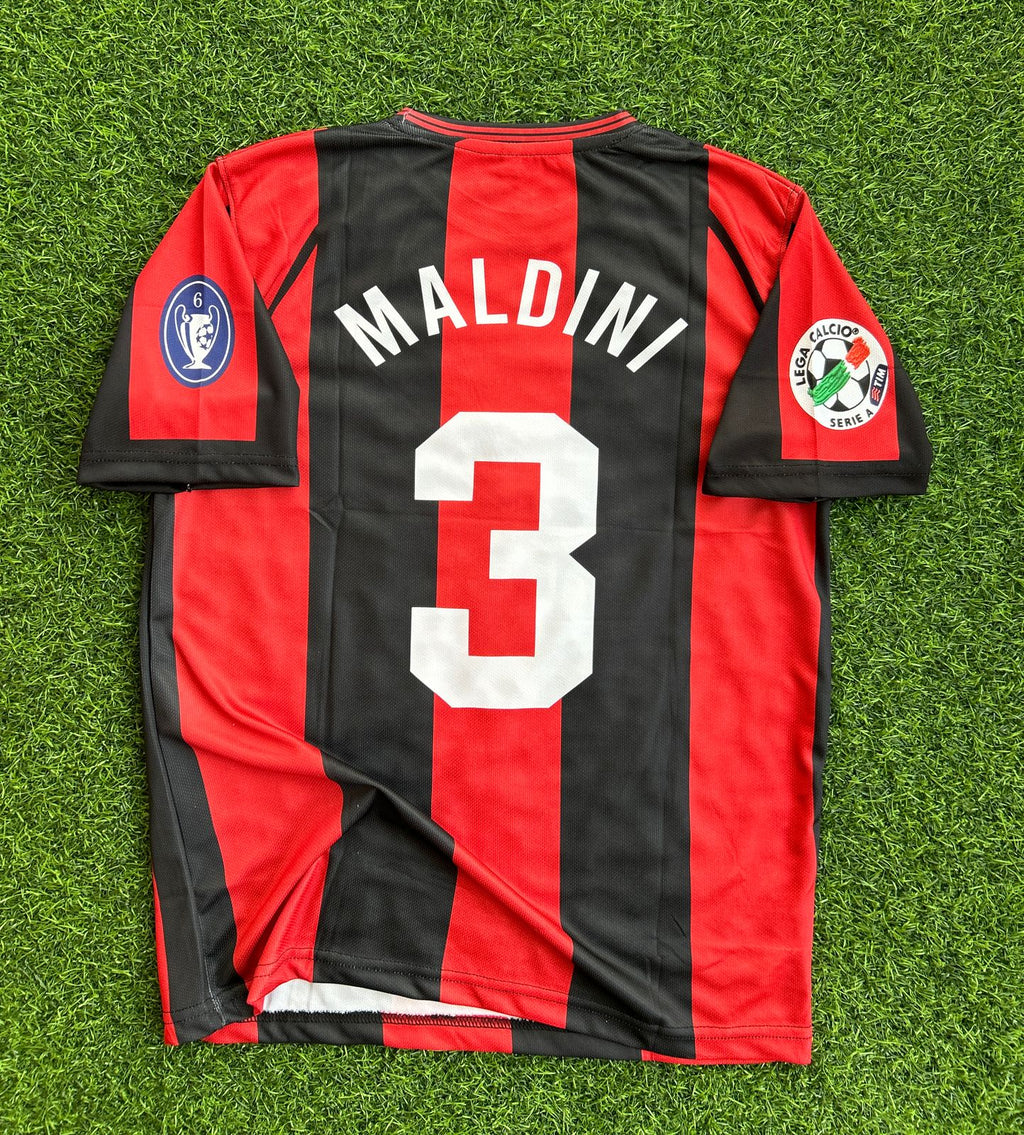 AC MILAN 2000-02 HOME KIT, HALFSLEEVE SUBLIMATION