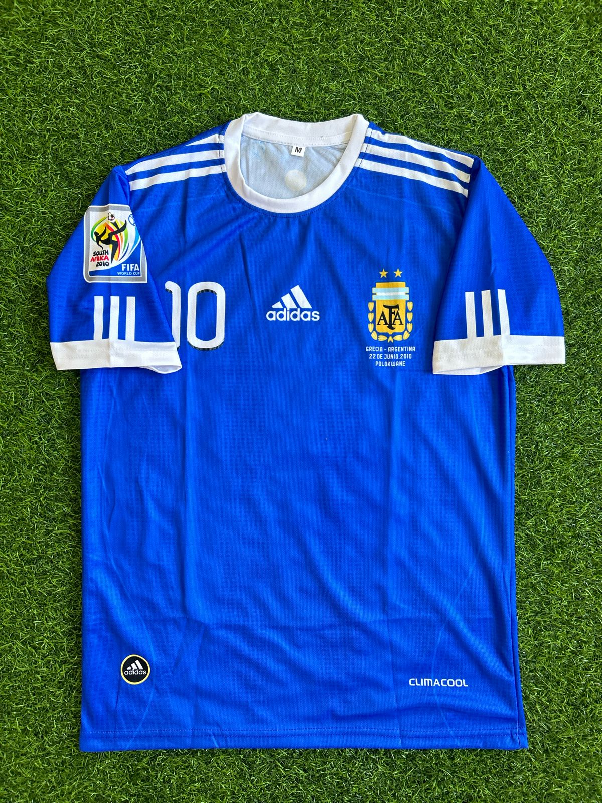 ARGENTINA 2010 WORLD CUP AWAY KIT, HALFSLEEVE SUBLIMATION