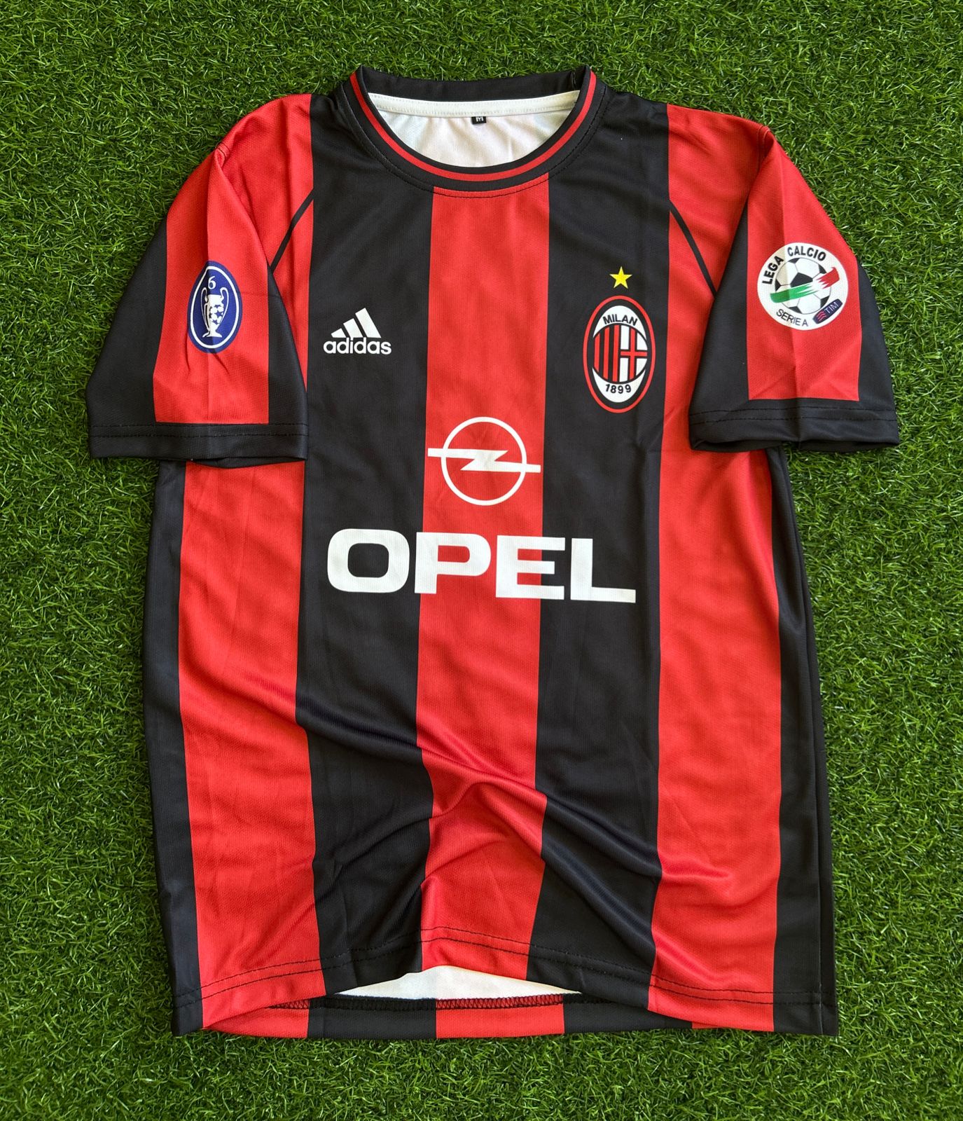 AC MILAN 1998-99 HOME KIT, HALFSLEEVE SUBLIMATION
